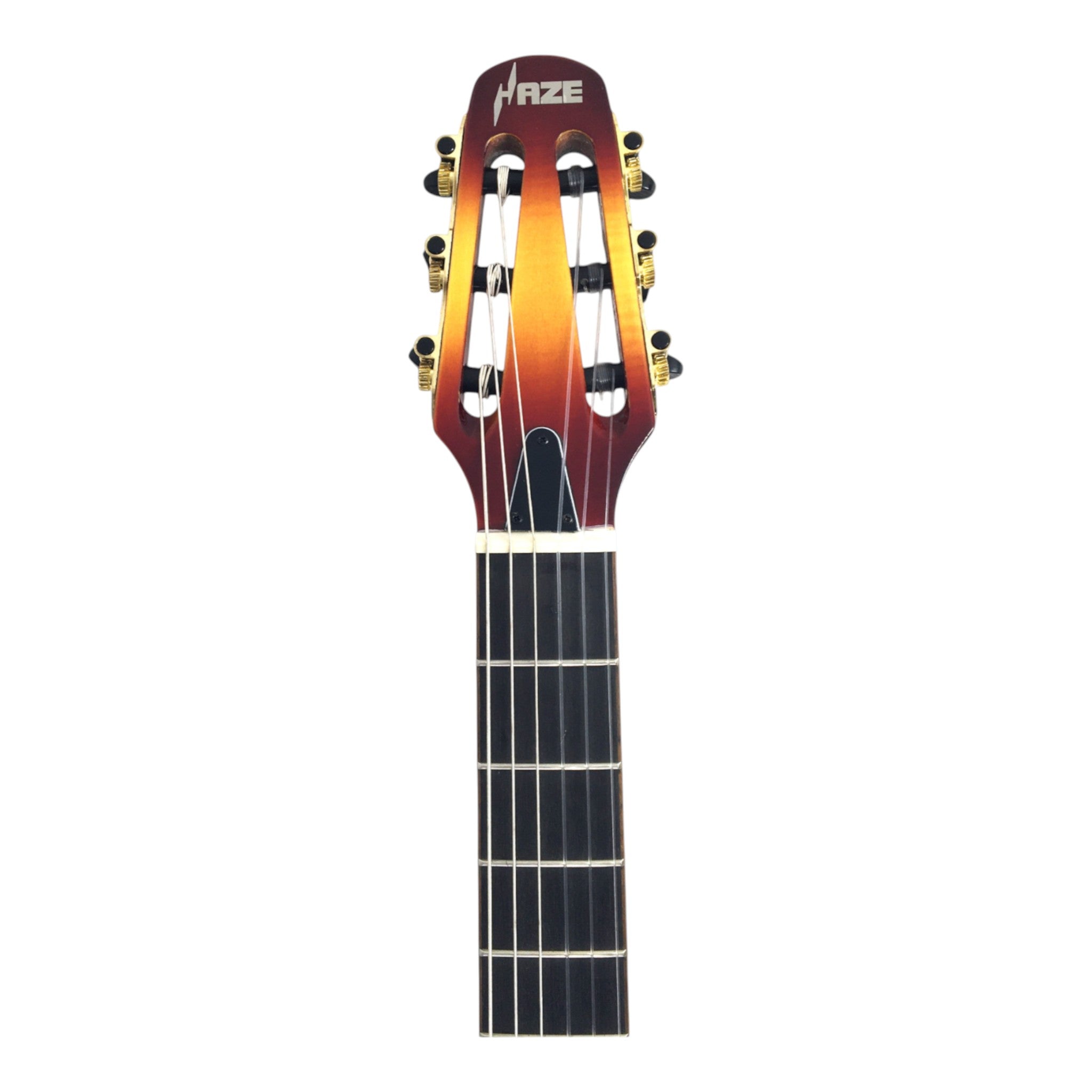 Haze MRC601 Sunburst Nylon String Classical-Electric Guitar with Piezo Pickups