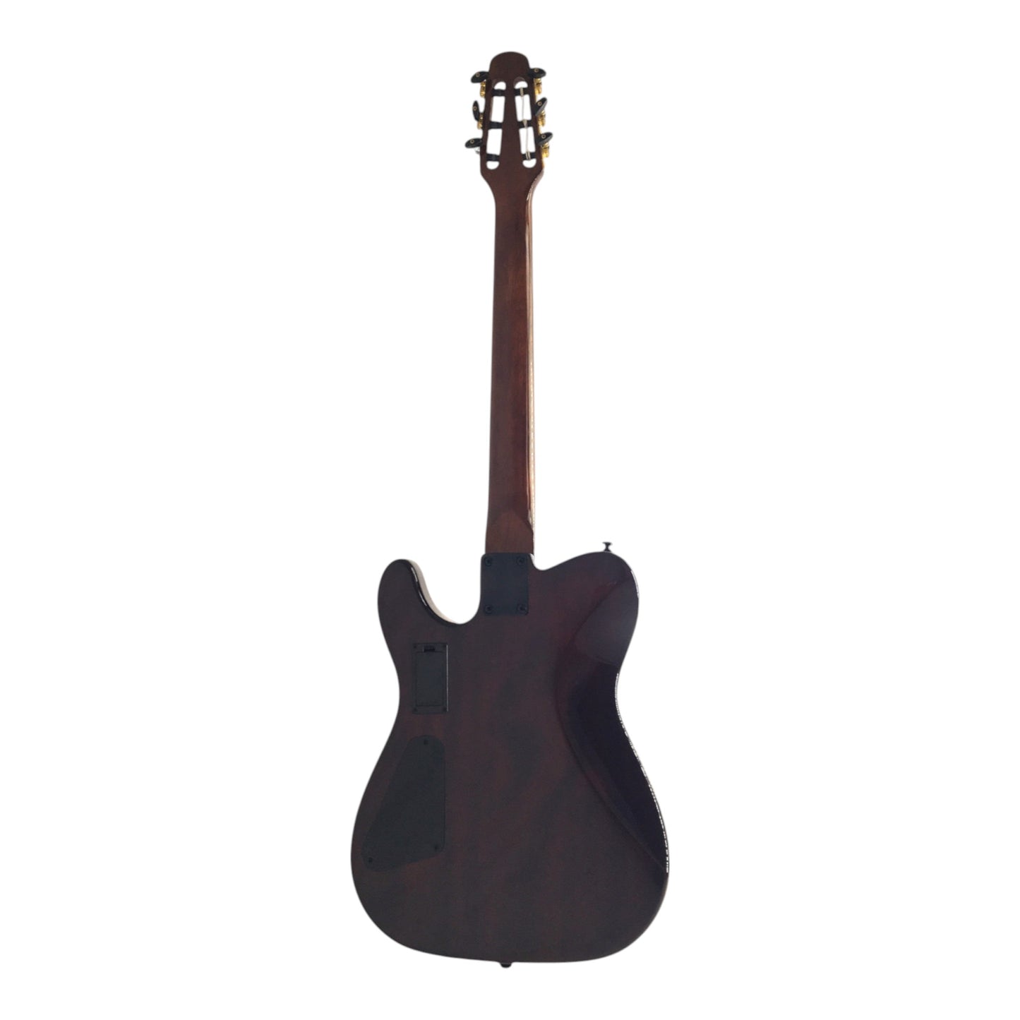 Haze MRC601 Sunburst Nylon String Classical-Electric Guitar with Piezo Pickups