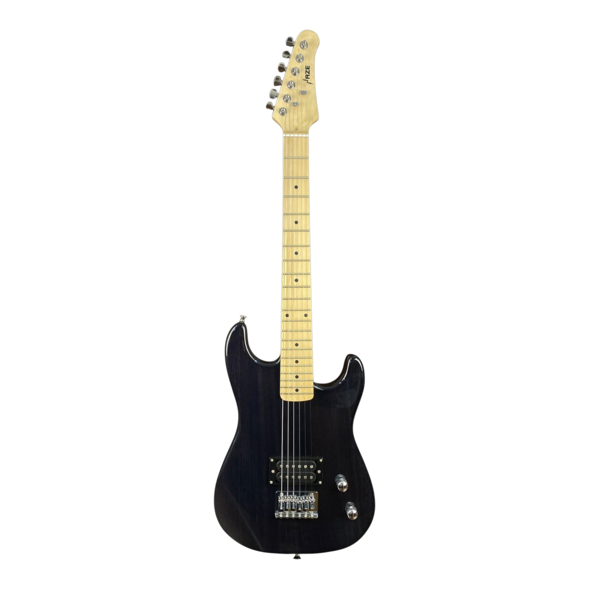 Haze HST01 Black 3/4 Size Student Electric Guitar