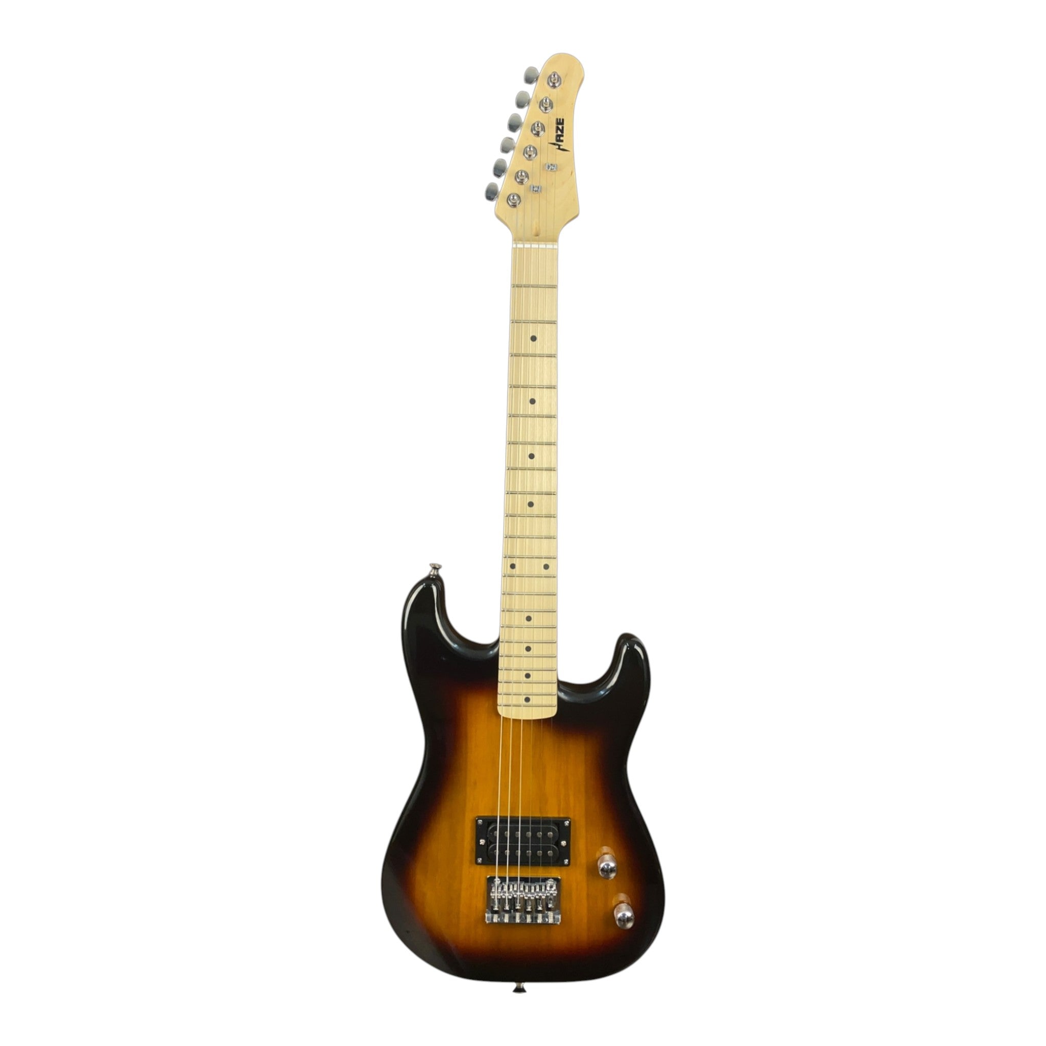 Haze HST01 Sunburst 3/4 Size Student Electric Guitar + 10W Amp (Optional)