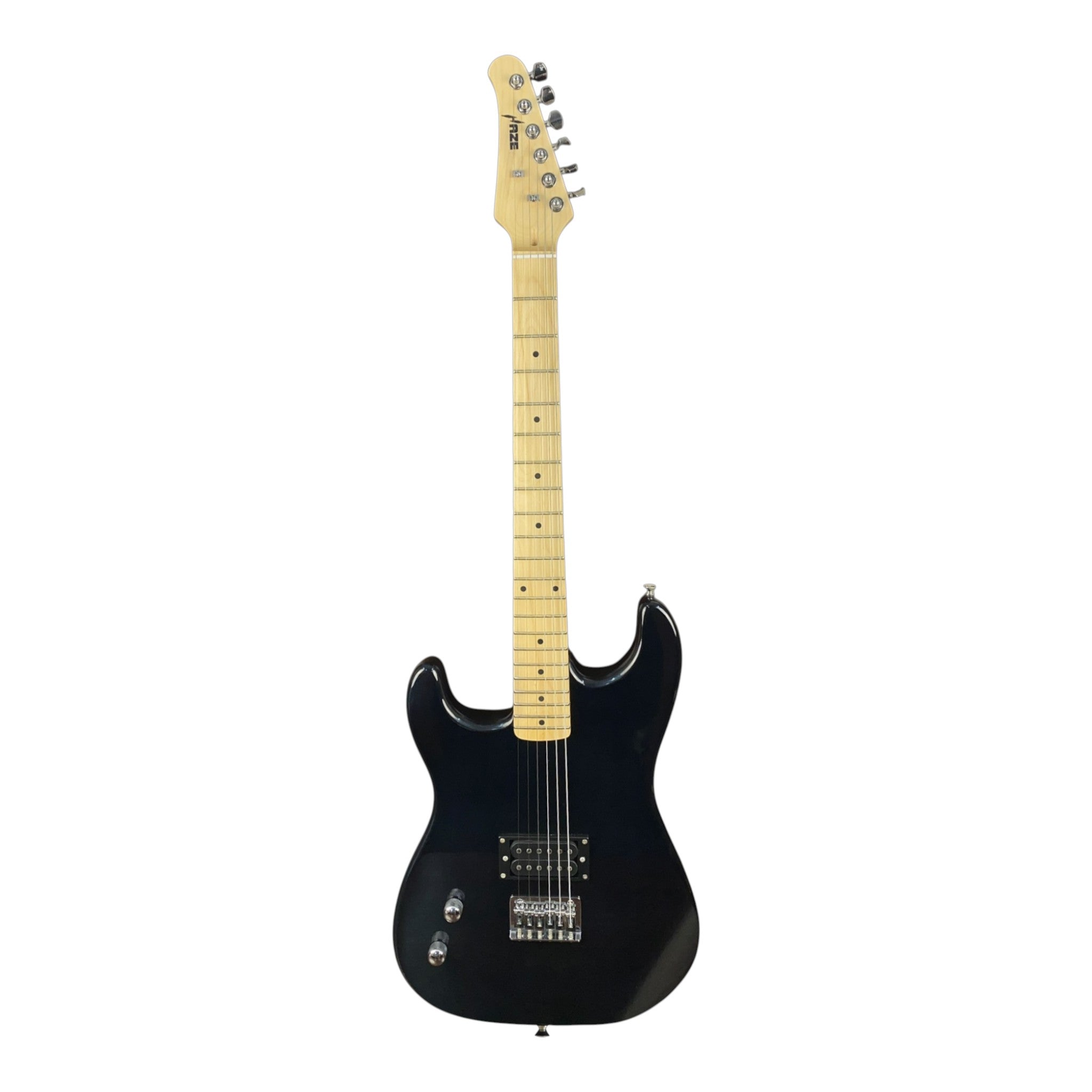 Haze HST01 Black Left-Handed 4/4 Size Student Electric Guitar + 10W Amp (Optional)