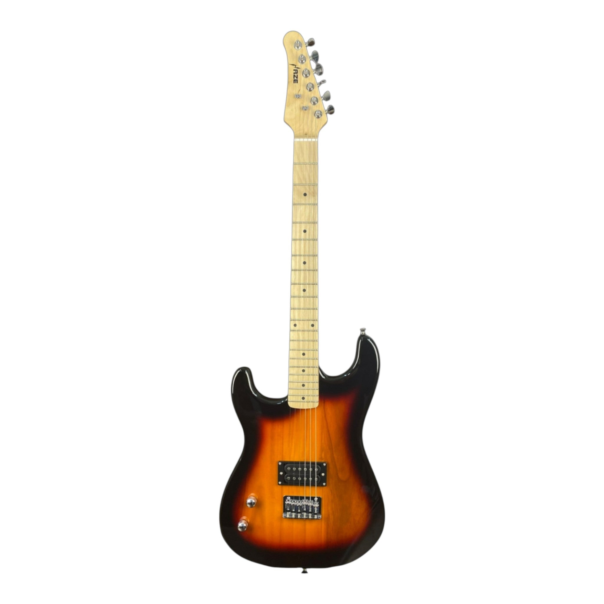 Haze HST01 Sunburst Left-Handed 4/4 Size Student Electric Guitar + 10W Amp (Optional)