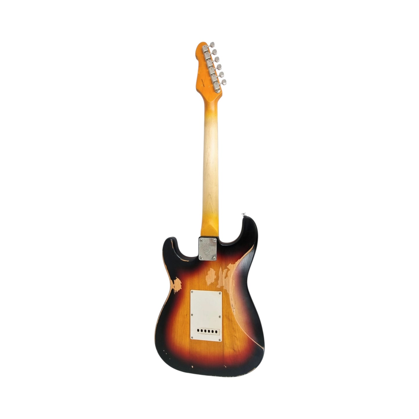 Haze HSVT Vintageburst Relic Electric Guitar with Single Coils and Whammy