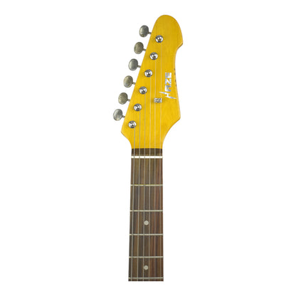 Haze HSVT Retro Blue Relic Electric Guitar with Whammy