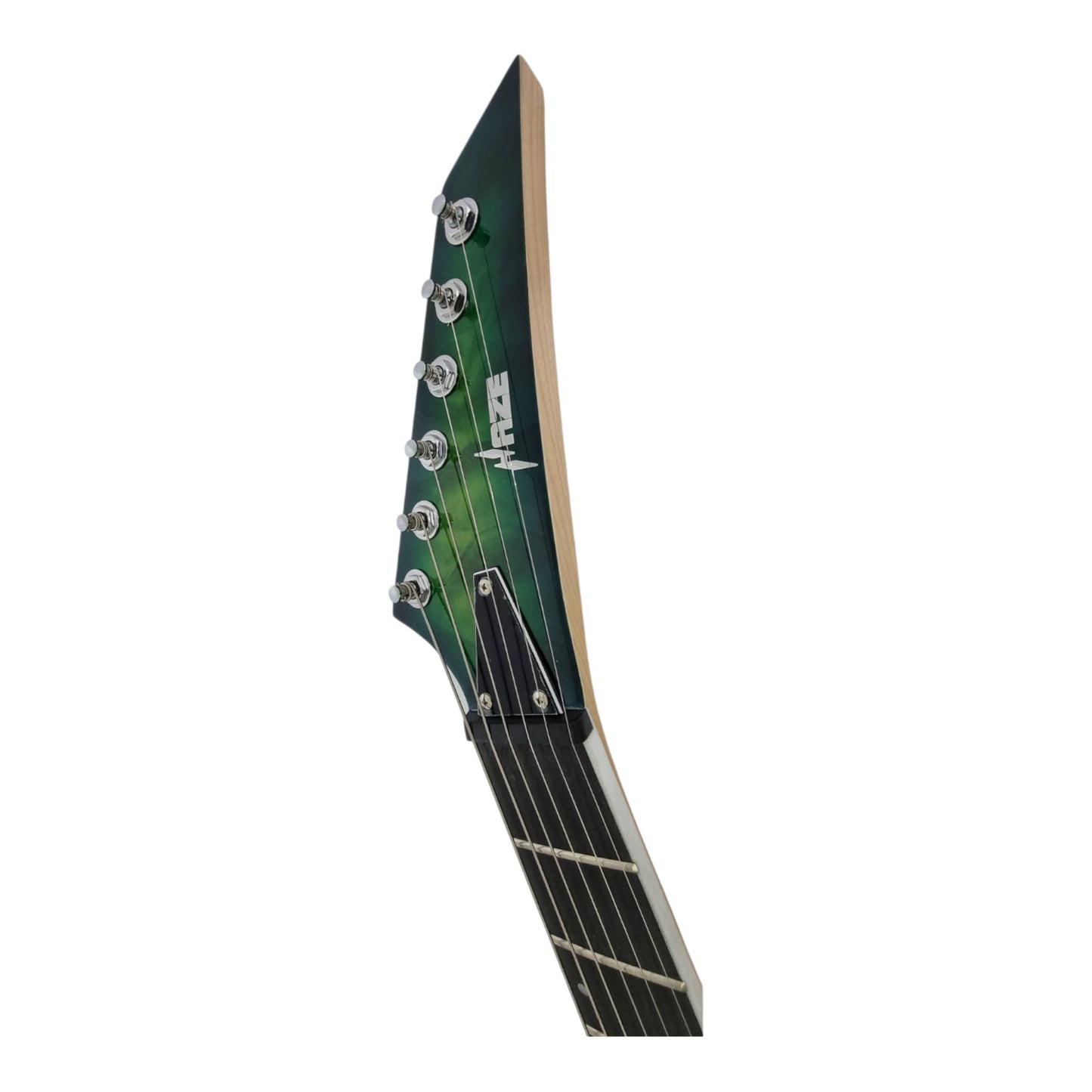 Haze PRESTIGE Quilted Green Electric Guitar with Dual Humbuckers