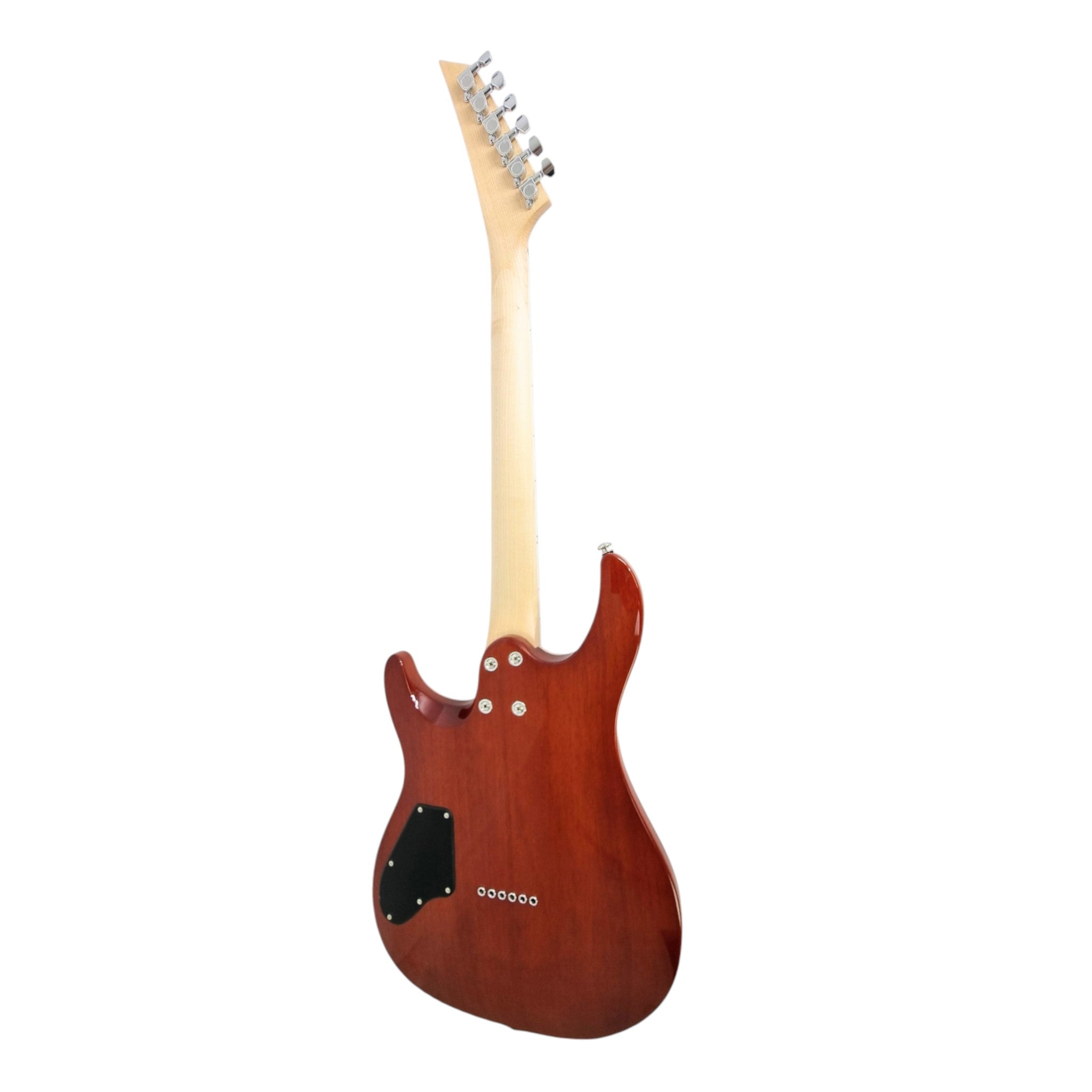 Haze PRESTIGE Quilted Purple Electric Guitar with Dual Humbuckers