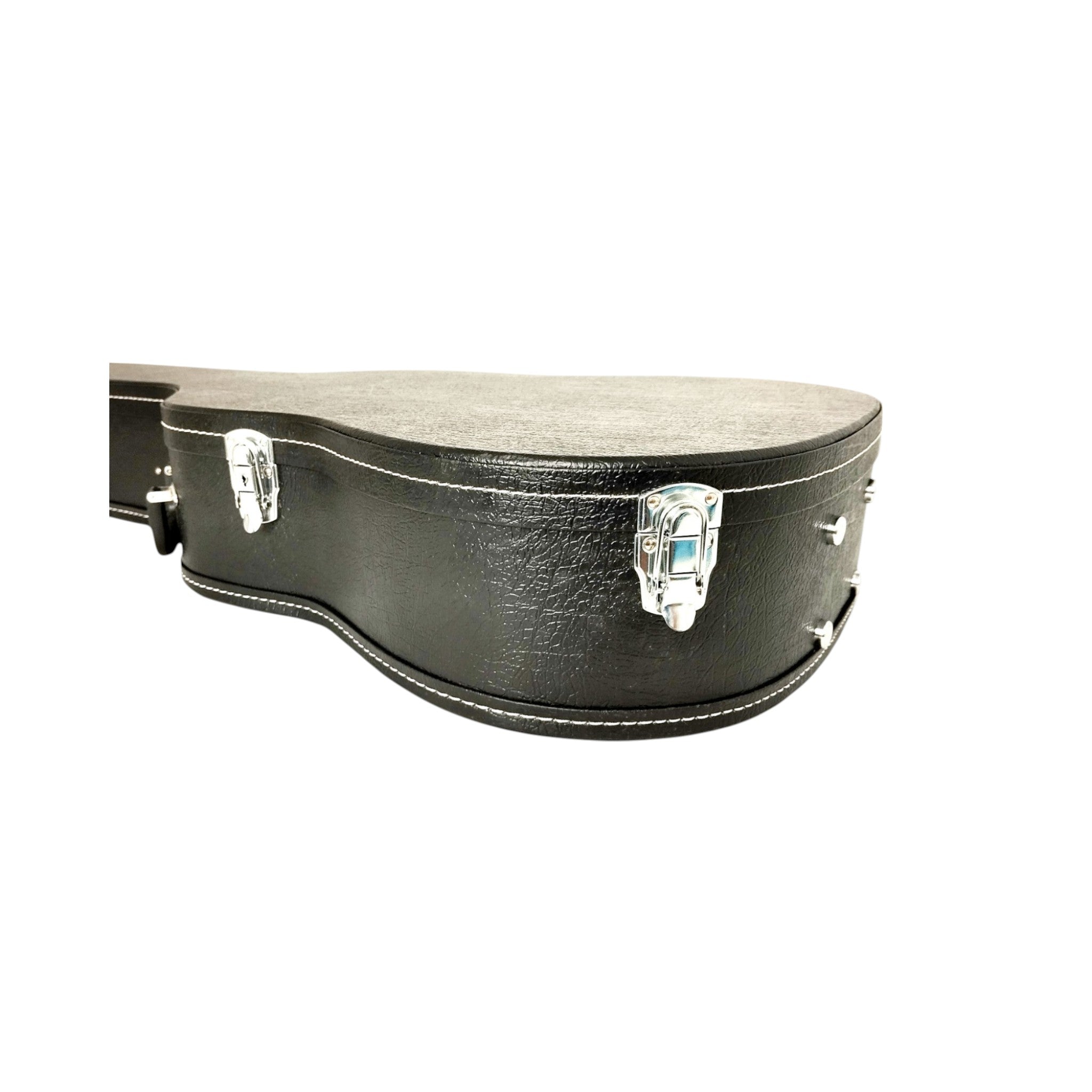 Haze LOTUS Parlor Acoustic Guitar – Solid Cedar Top, Gloss Natural, Abalone Vine Inlay