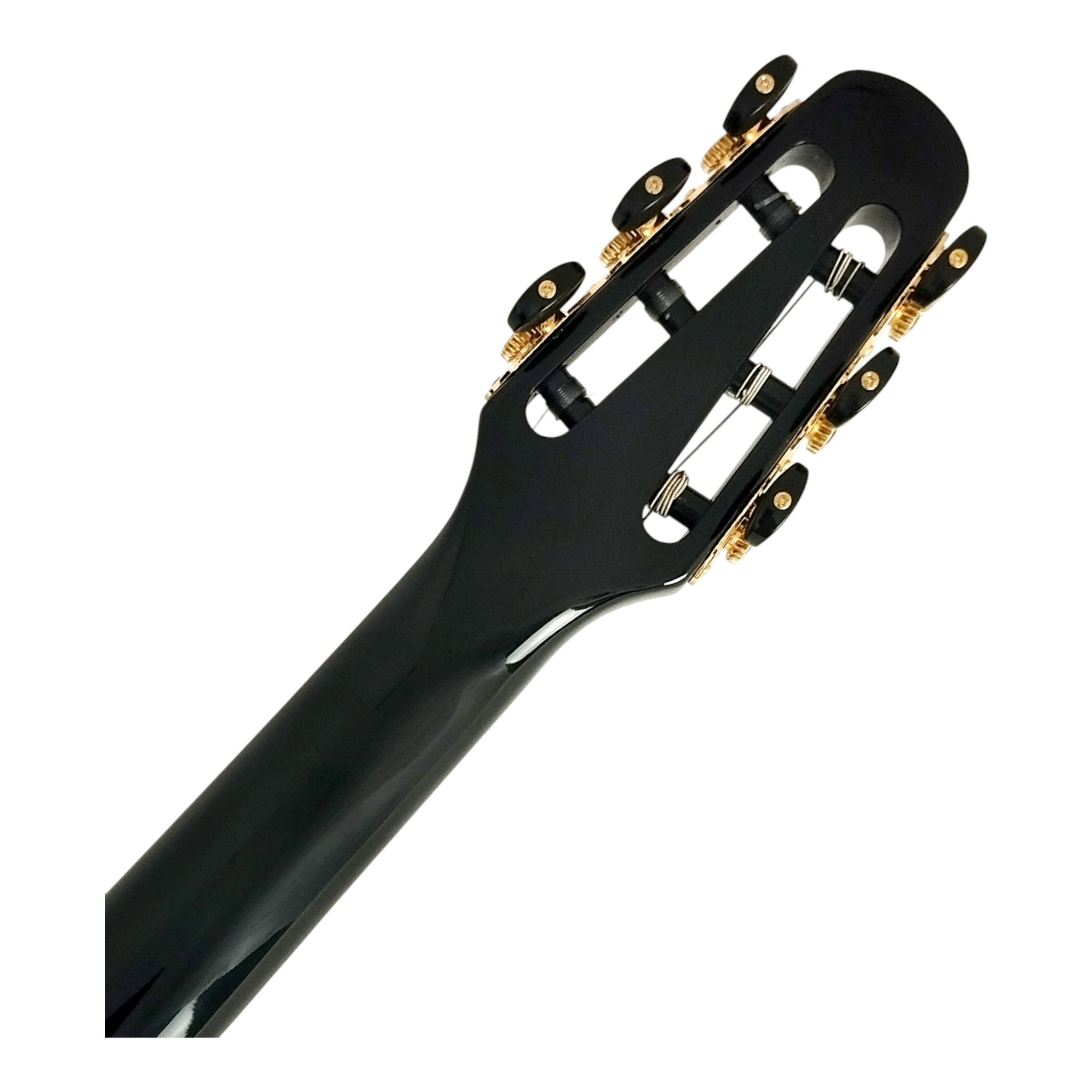 Haze MRC601 Blackburst Nylon String Classical-Electric Guitar with Piezo Pickup