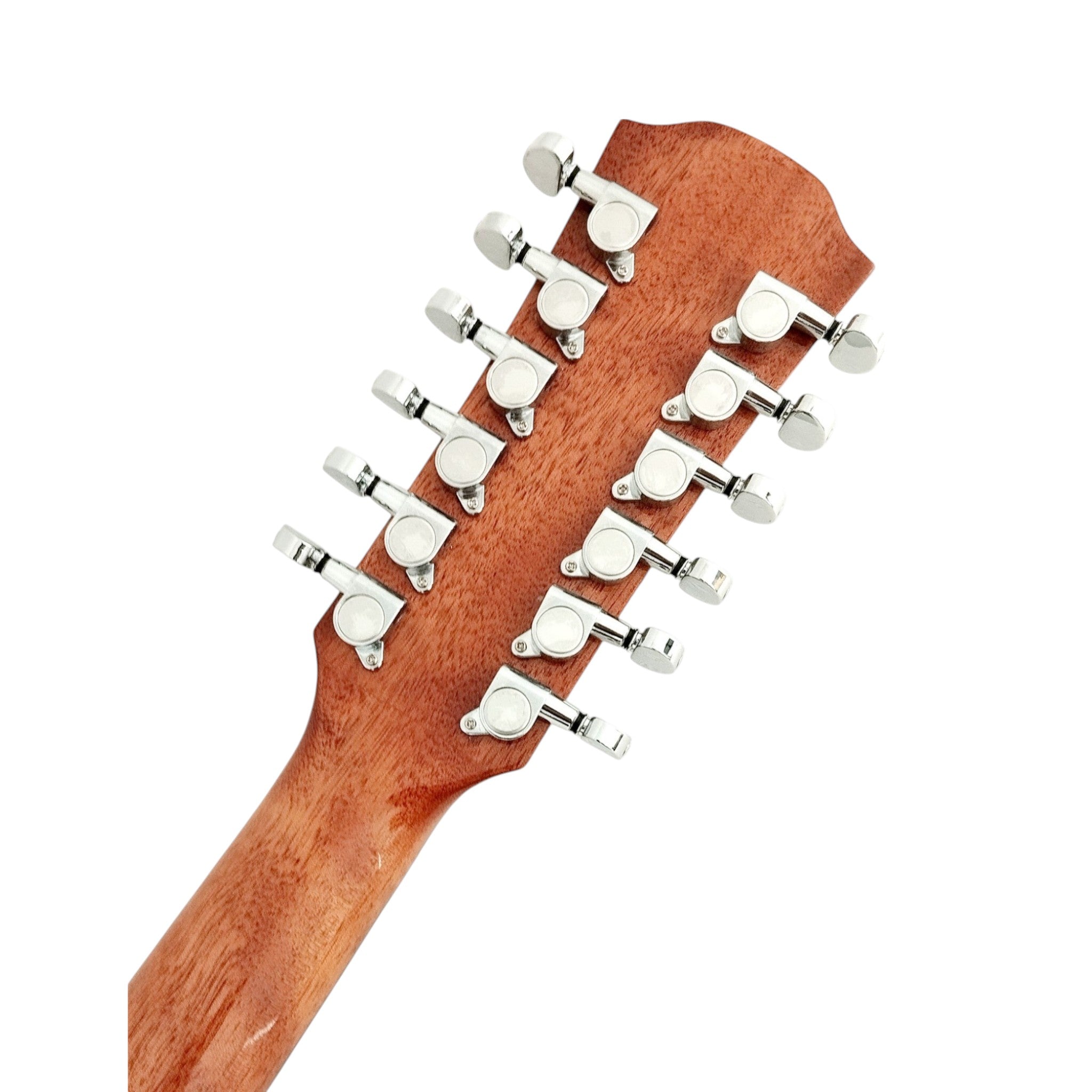 Haze  12-String Hybrid special Acoustic-Electric Guitar - Solid top  Natural SDG82812CHEQSM