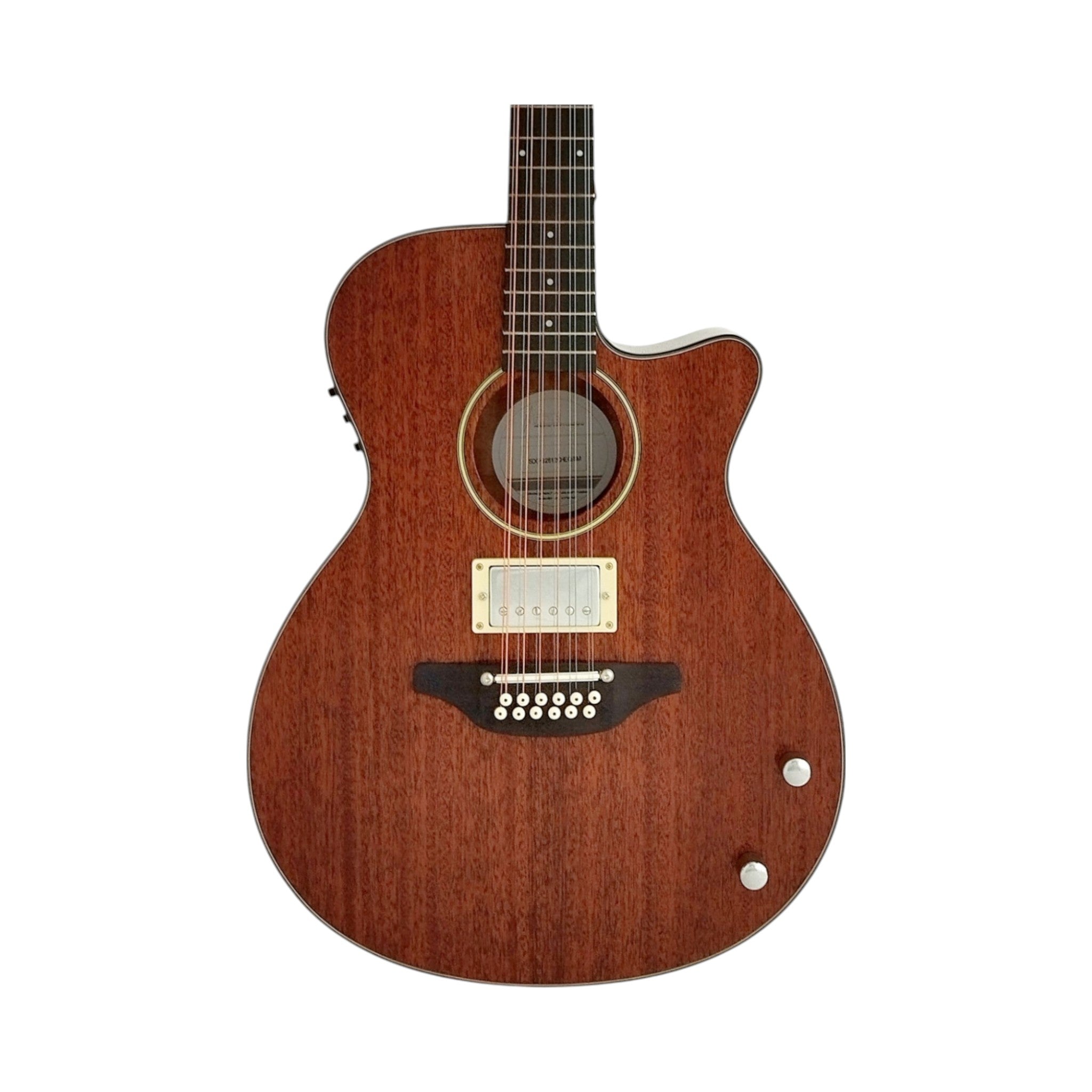 Haze  12-String Hybrid special Acoustic-Electric Guitar - Solid top  Natural SDG82812CHEQSM