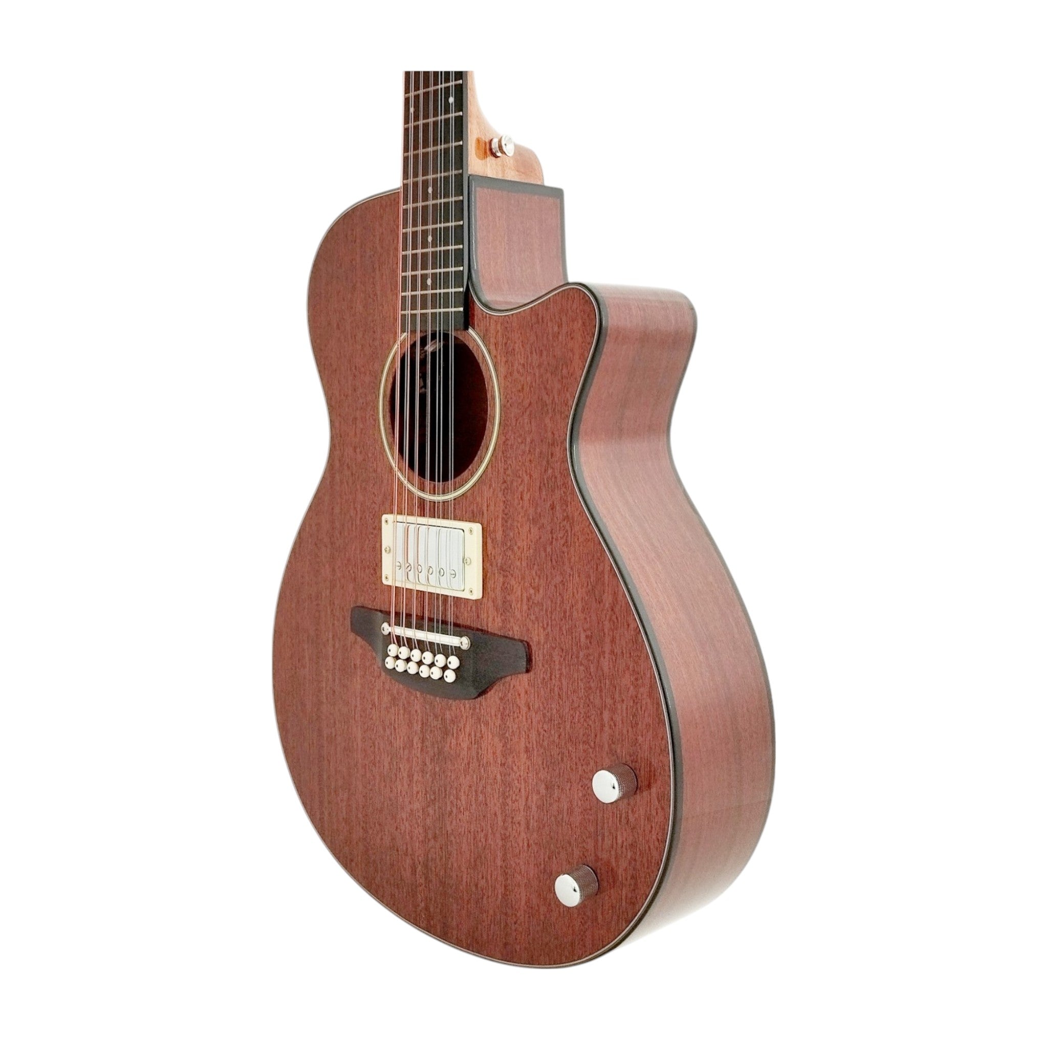 Haze  12-String Hybrid special Acoustic-Electric Guitar - Solid top  Natural SDG82812CHEQSM