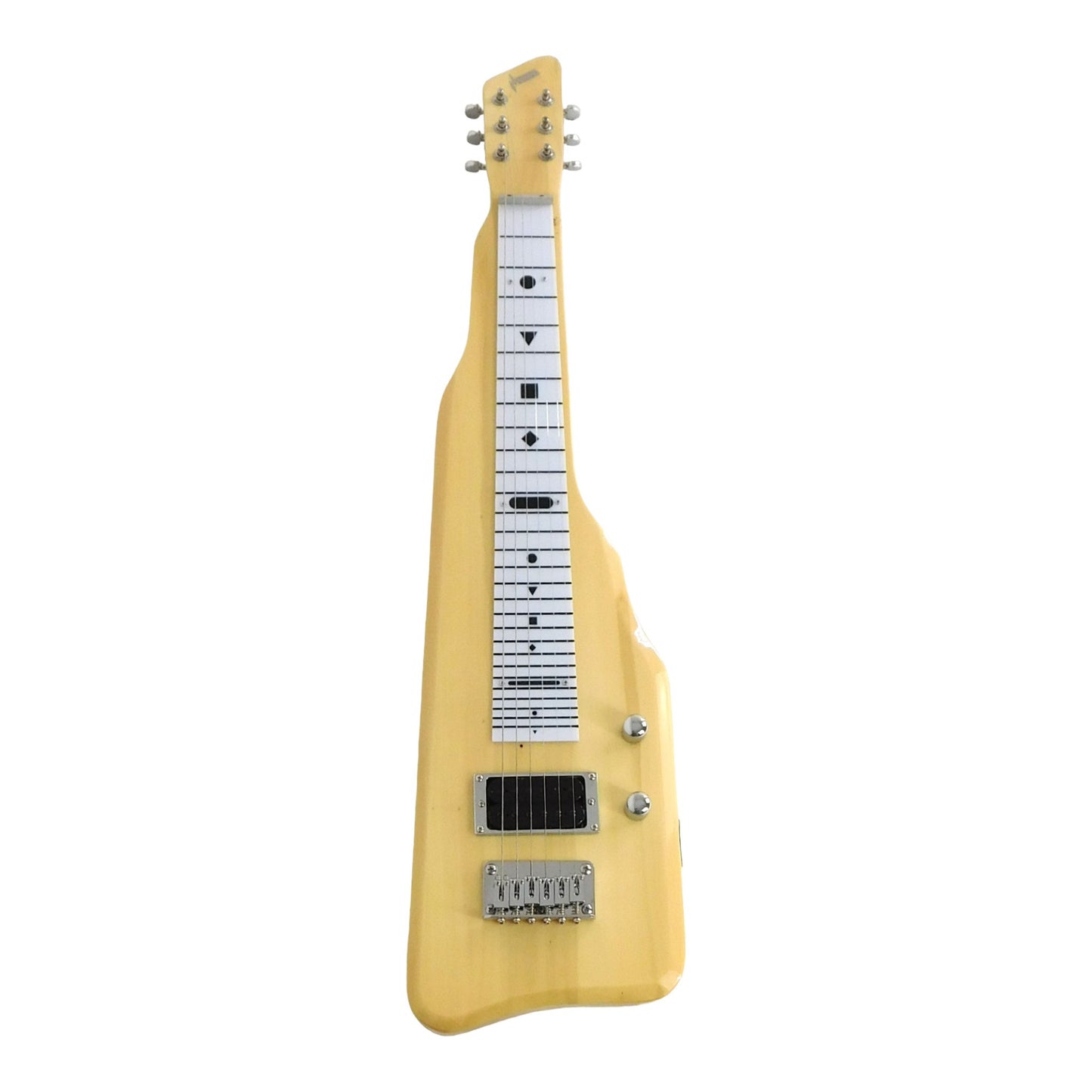 Haze SEG217N Natural Lap Steel Electric Guitar with Split Coil and Humbuckers