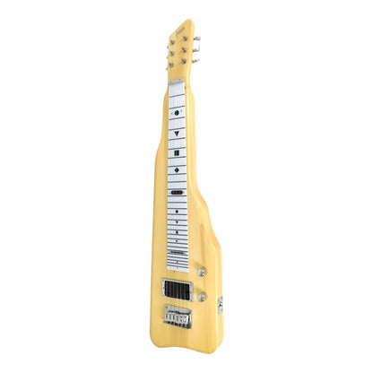 Haze SEG217N Natural Lap Steel Electric Guitar with Split Coil and Humbuckers