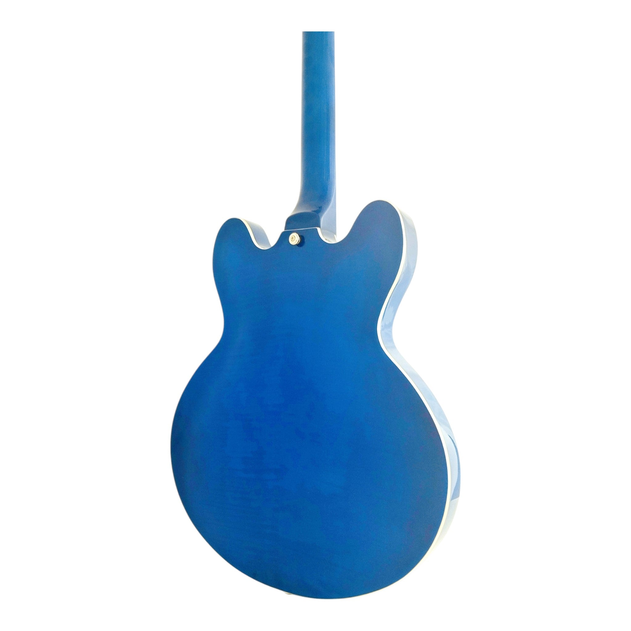 Haze SEG272 Deep Blue Semi-Hollow Electric Guitar with Dual Humbuckers