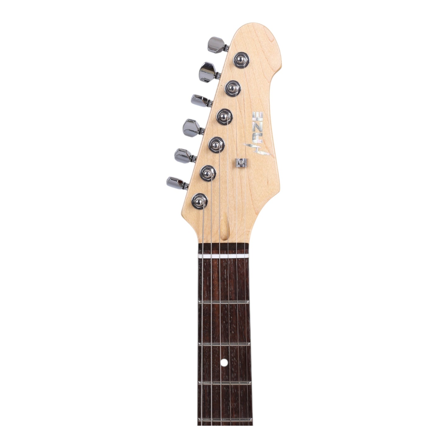 Haze TL197 Engraved Woodgrain "Rosethorn" Electric Guitar with Single Coils