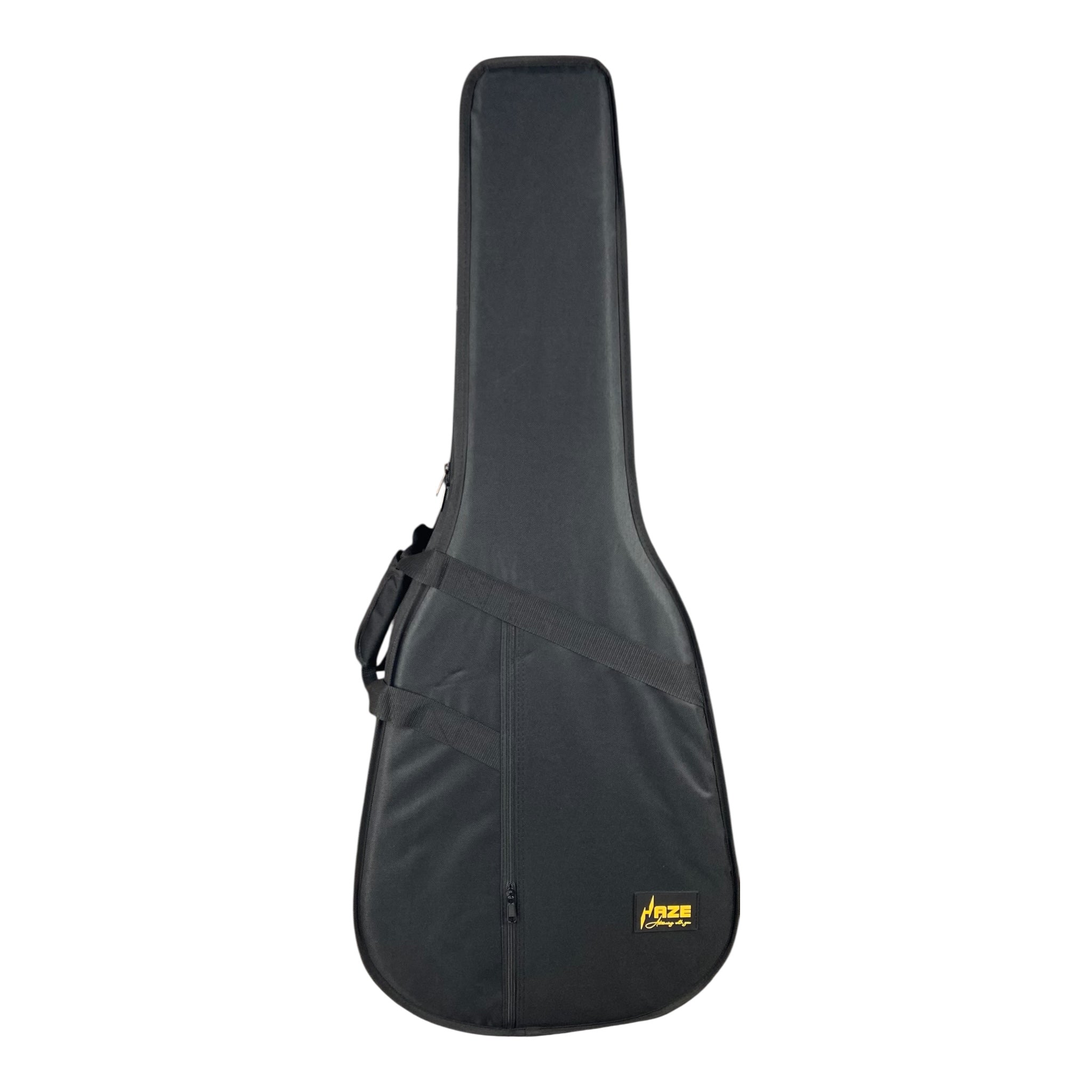 Haze C01 Classical Guitar Ultra-Lightweight Hard Foam Case - Single Strap, Black
