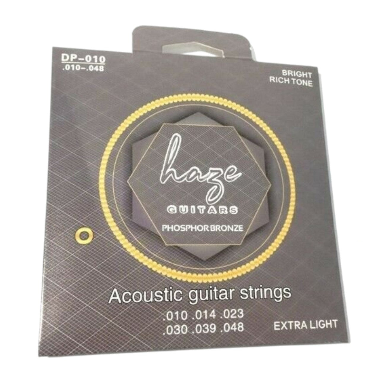 Haze DP010 Acoustic Guitar Steel Strings Set - Extra Light