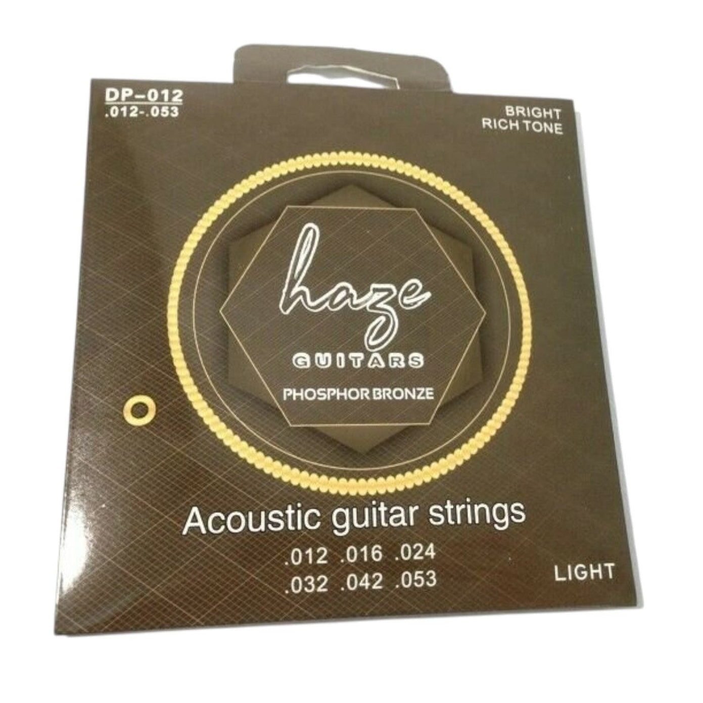 Haze DP012 Acoustic Guitar Steel Strings Set - Light