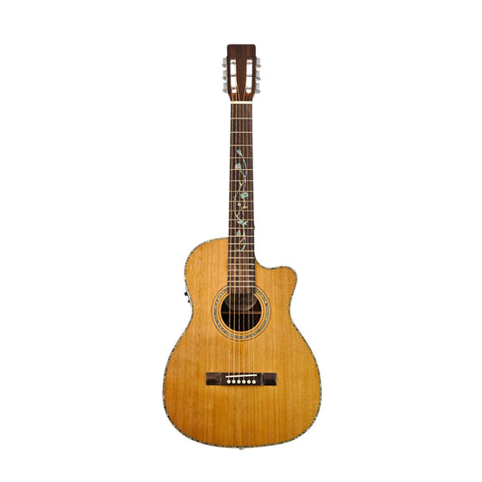 Haze HSC100 'Lotus Duo' Acoustic Guitar - Solid Cedar HCS100CEQ