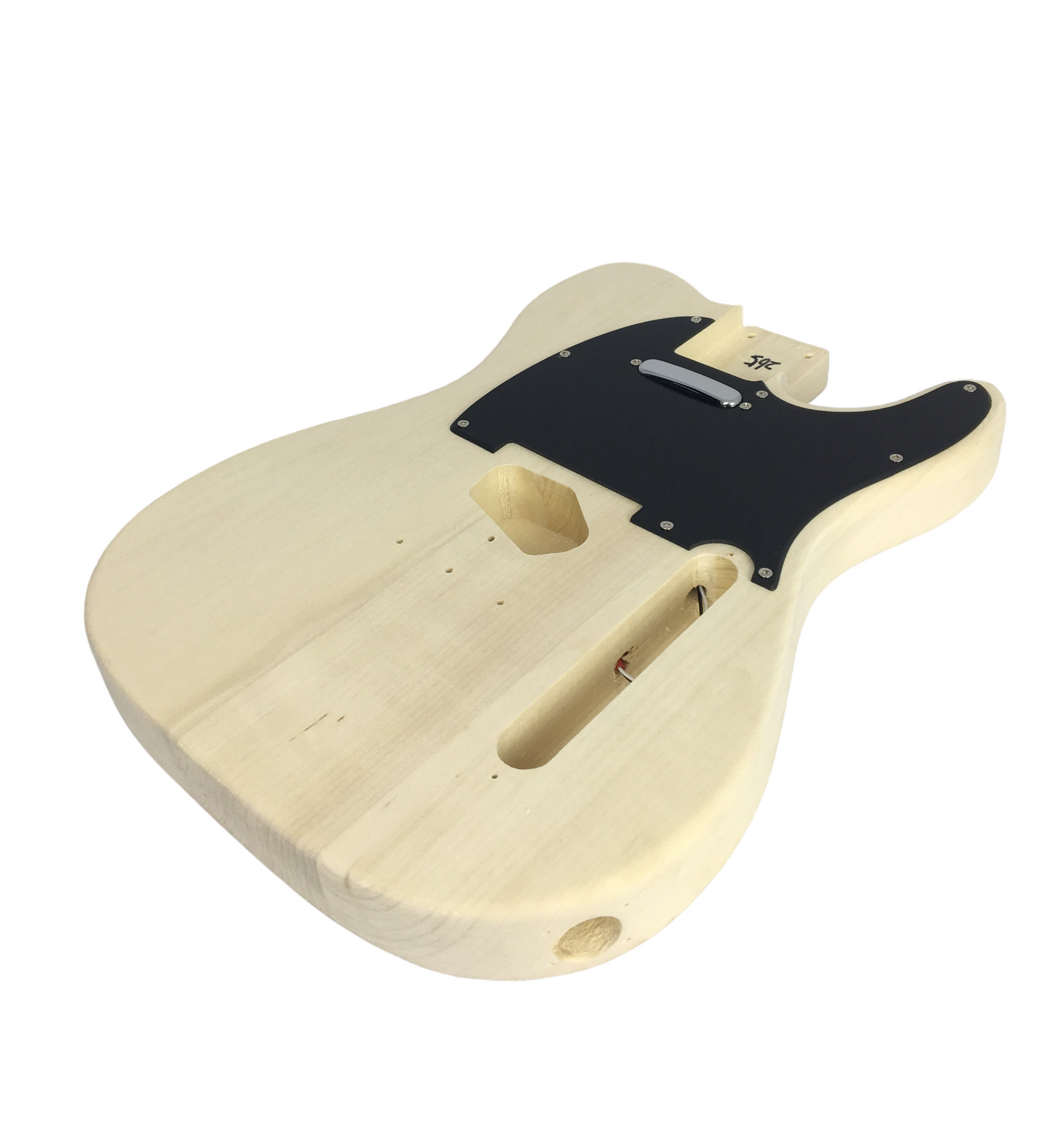 HSTL19100WBDIY Solid Basswood Body Electric Guitar DIY Kit, No-Soldering, S-S