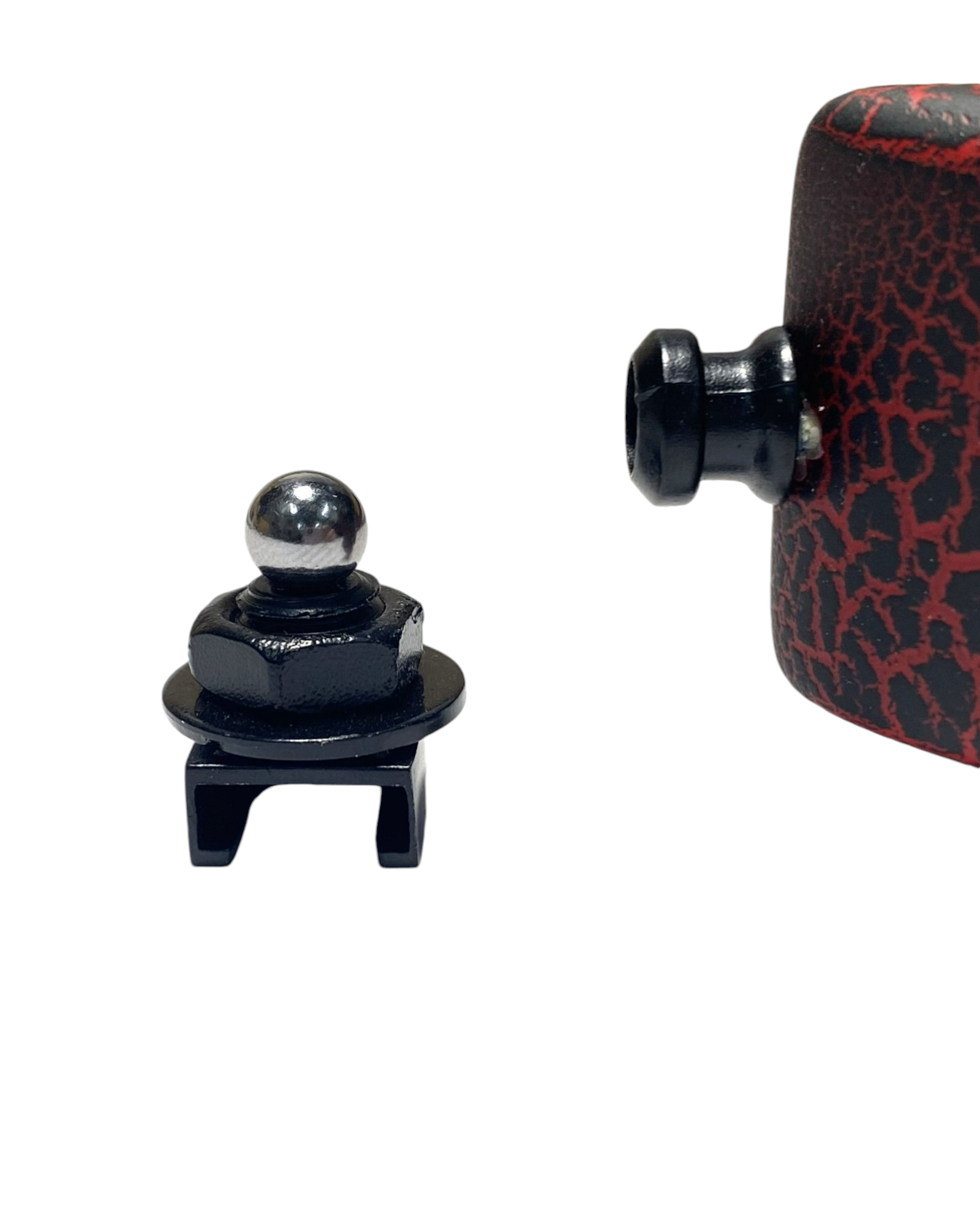 2 Set (4pcs) HJKBK Haze Premium Guitar Strap Locks Secure, Durable, and Easy-to-Use for Electric, Bass, and Acoustic Guitars