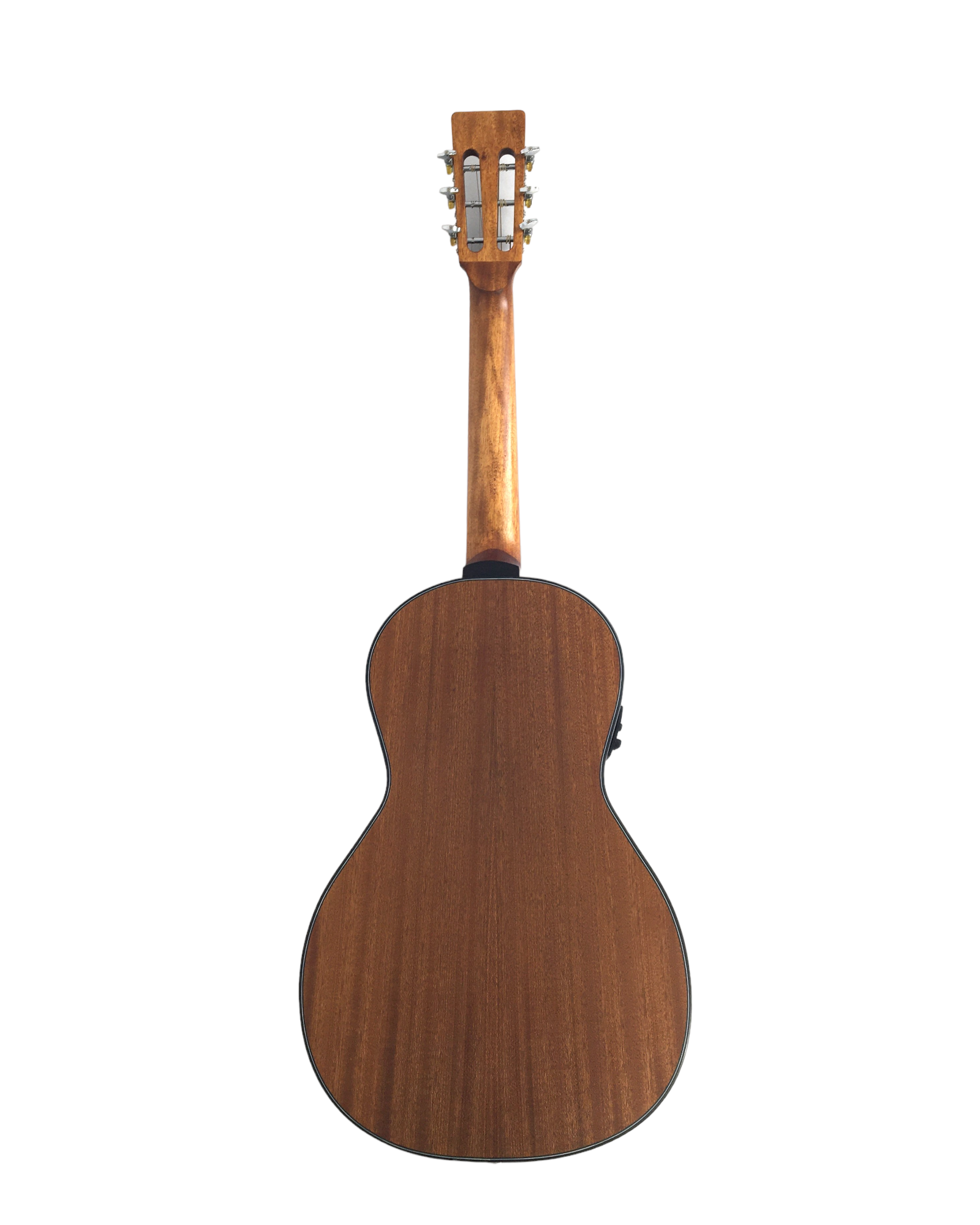 Caraya 34 All Mahogany Traveler Acoustic Guitar w/Built-in EQ,Tuner+Free  Bag - 34