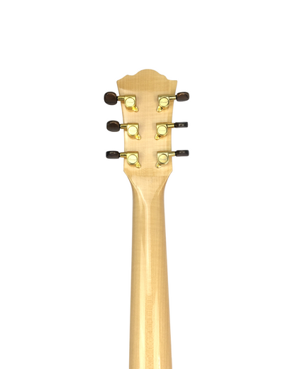 Caraya Left-Handed All Maple Built-In Pickups/Tuner Acoustic Guitar - Natural SDG837CEQNLH
