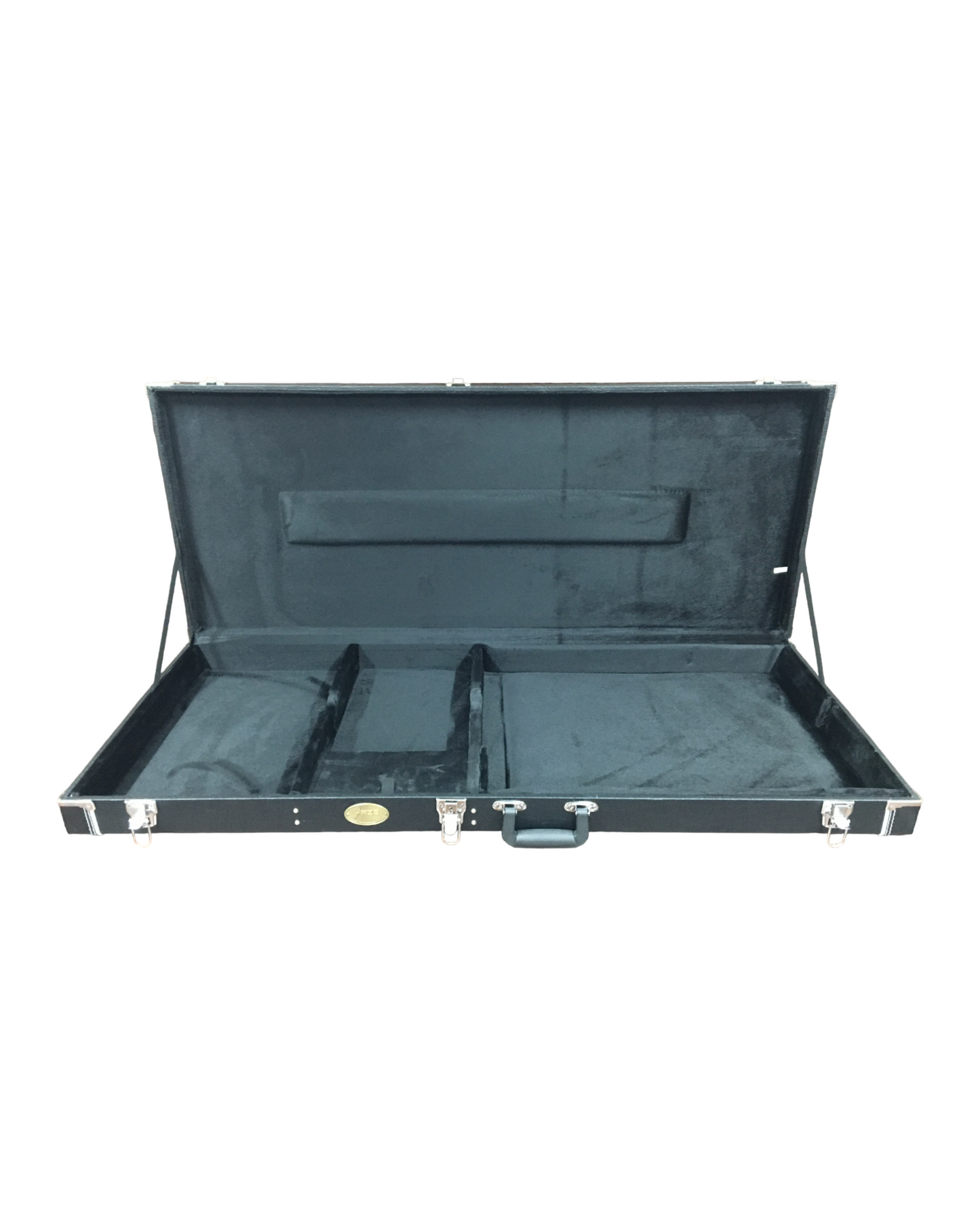 Haze HPAG19040STAV Rectangle Electric Guitar Hard Case, Lockable, Black