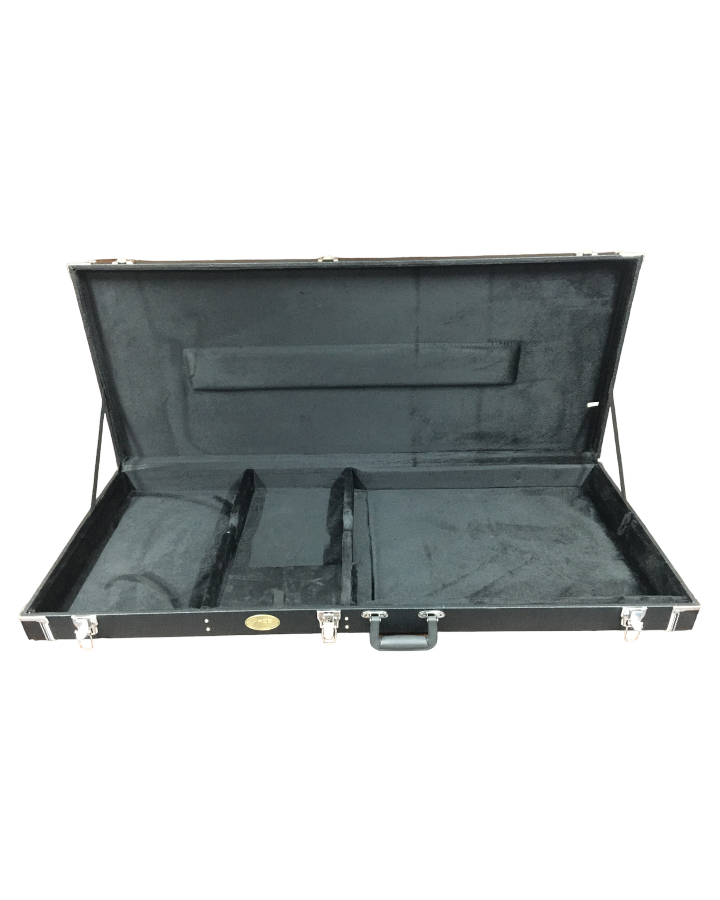 Haze HPAG19040STAV Rectangle Electric Guitar Hard Case, Lockable, Black