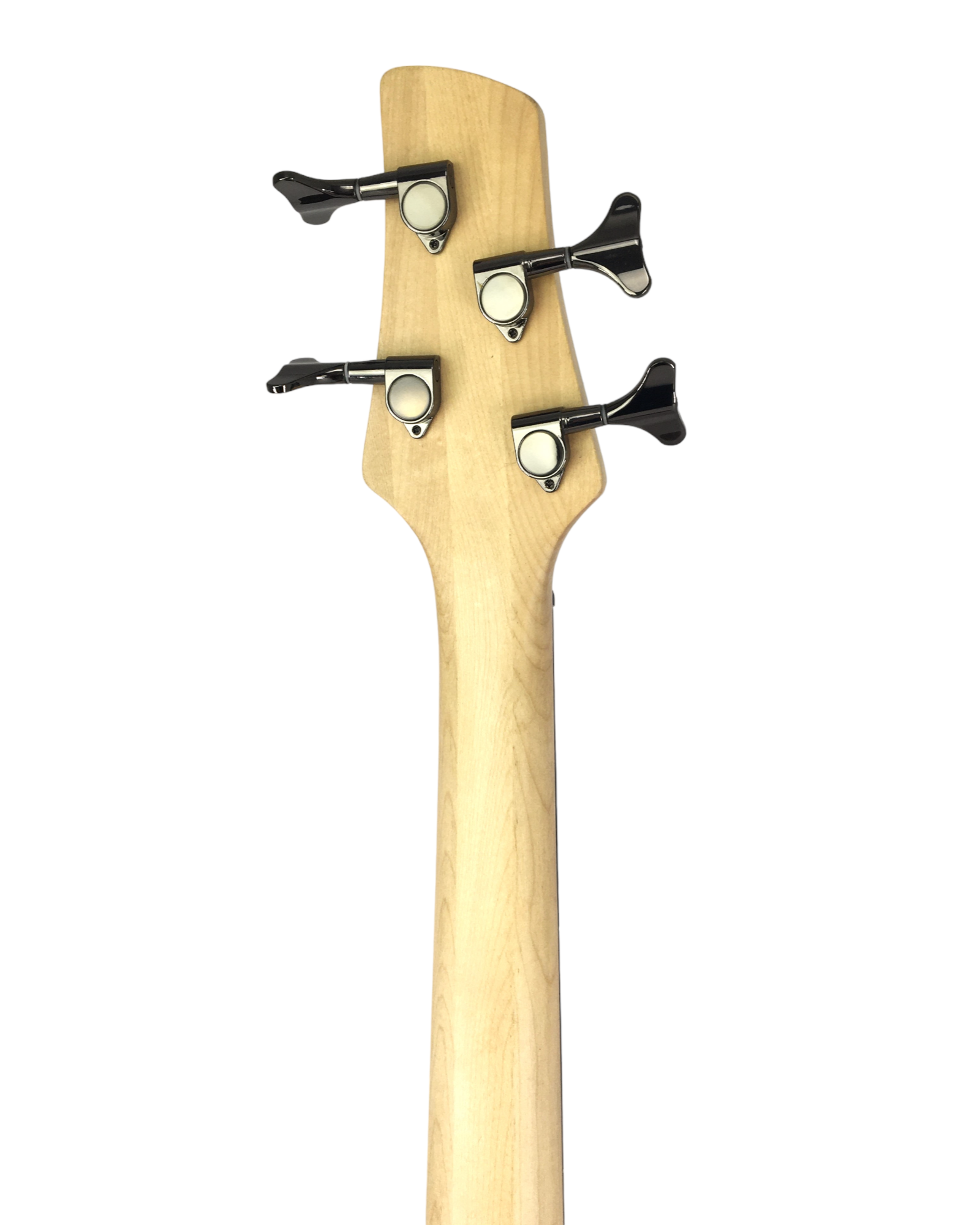 Haze Novara Electric Bass Guitar Premium Ash Maple Body  - Natural B327N