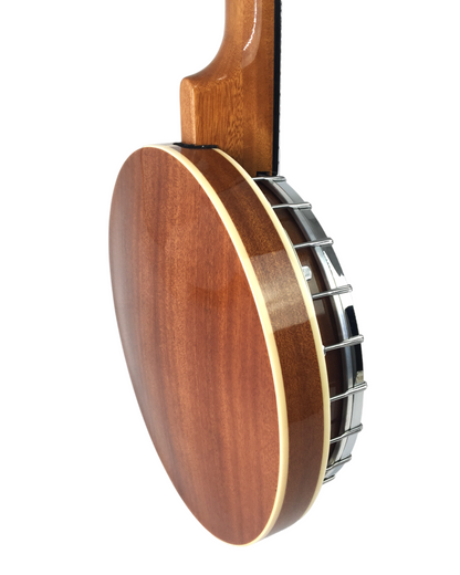 Caraya 6-String Mahogany Body Resonator Banjo - Natural BJ006