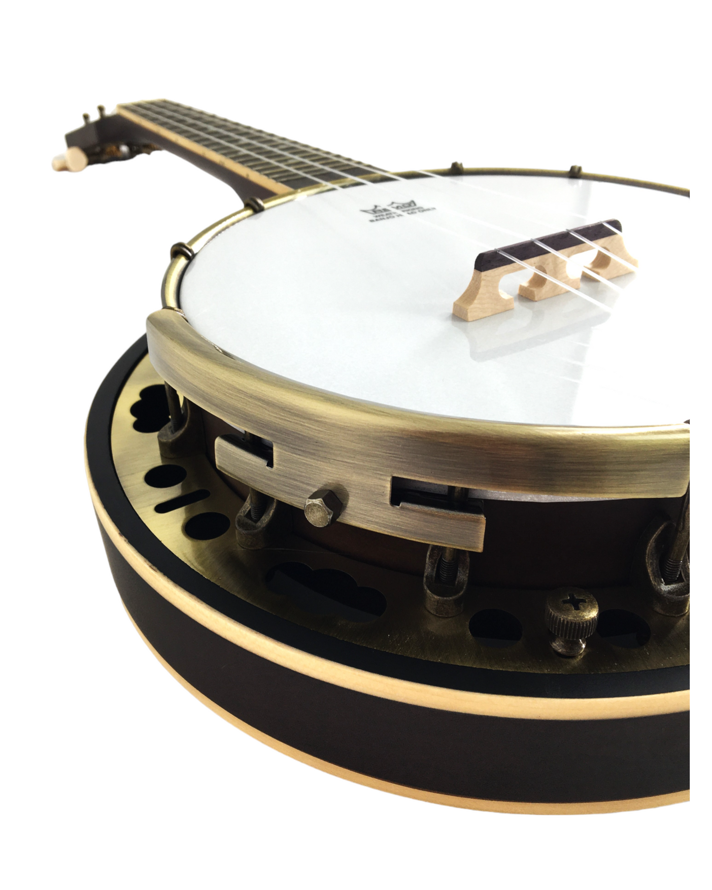 Caraya 4-String Maple Body Resonator Banjolele - Natural CSBJUK118