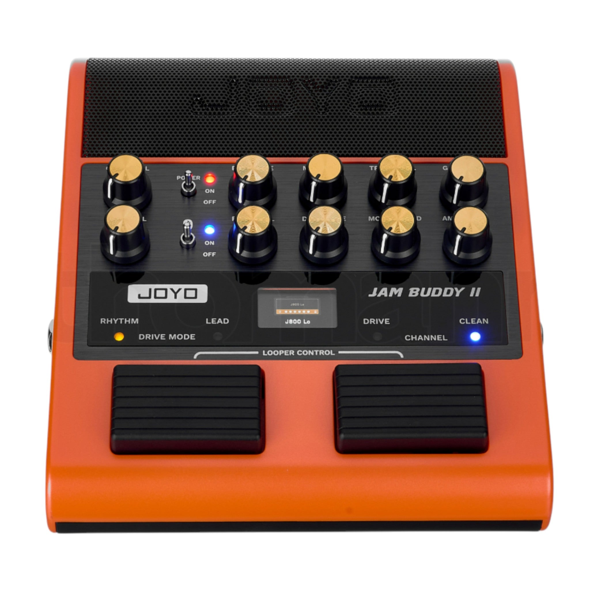 Joyo Jam Buddy II Portable Multi-Effect Modelling Guitar Amplifier with Bluetooth & Looper | Black or Orange