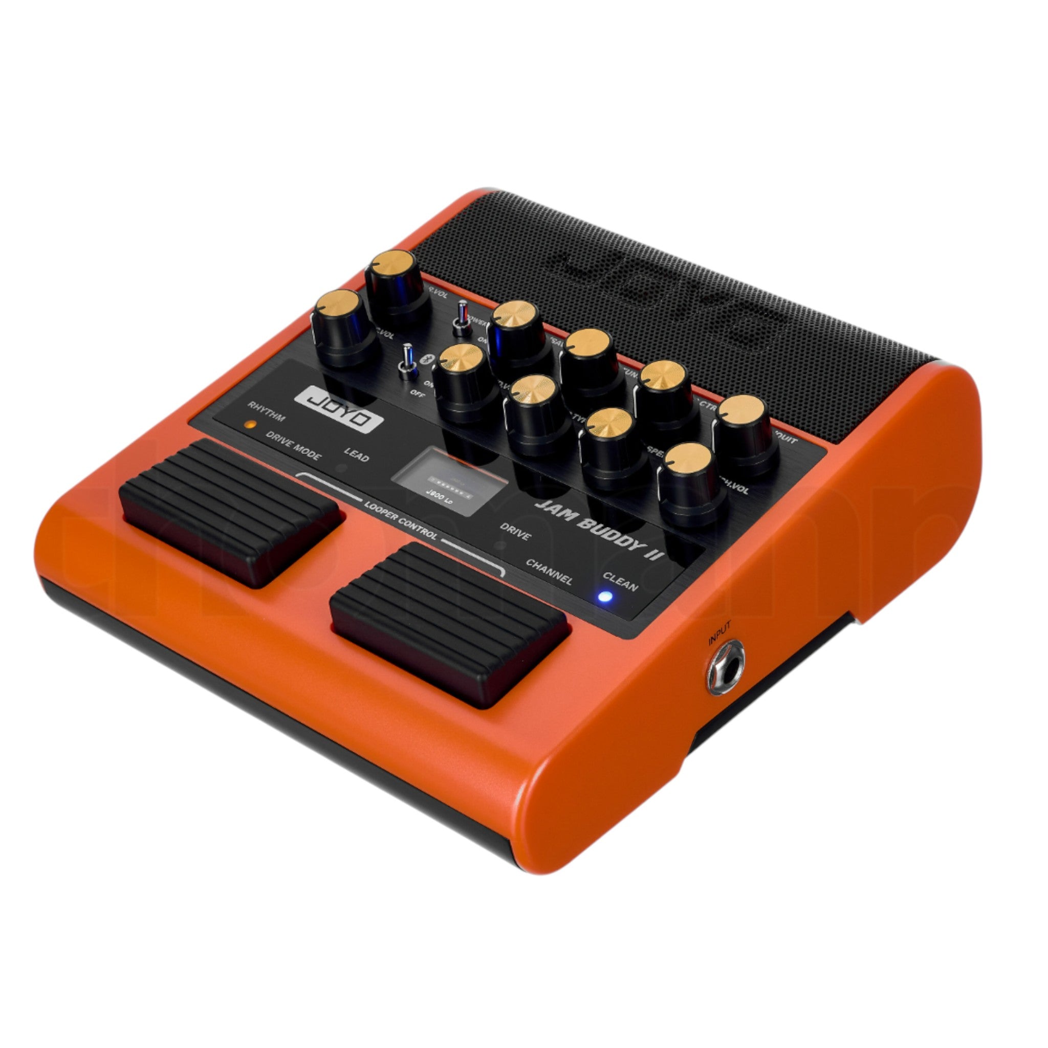 Joyo Jam Buddy II Portable Multi-Effect Modelling Guitar Amplifier with Bluetooth & Looper | Black or Orange