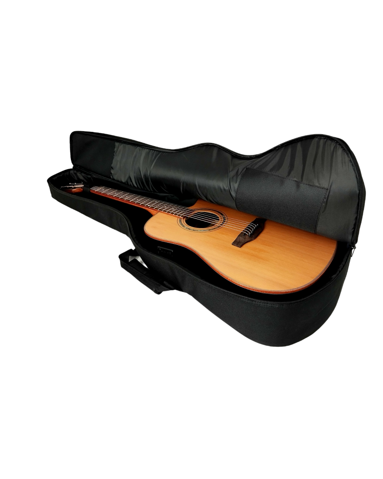 Klema K300DCCE Solid Canadian Cedar Top Indian Rosewood Body Fishman Pickup Acoustic Guitar - Natural