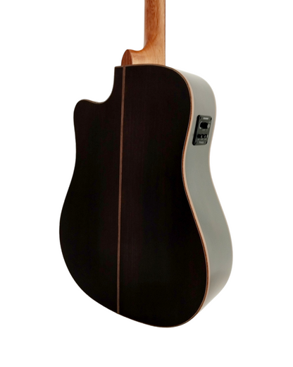 Klema Solid Canadian Cedar Top Indian Rosewood Body Fishman Pickup/Tuner Acoustic Guitar - Natural K300DCCE