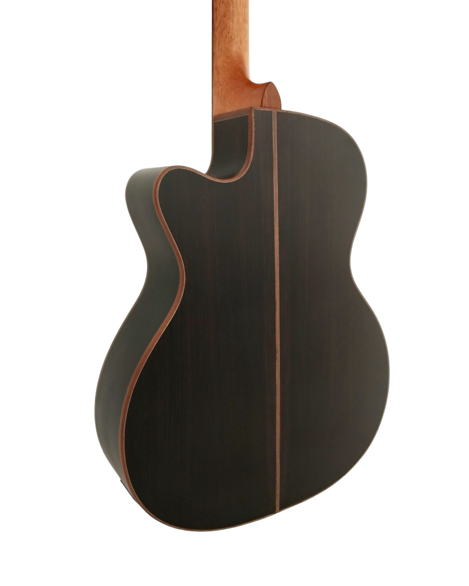 Klema K300JCCE Solid Cedar Top Indian Rosewood Body Fishman Pickup/Tuner Acoustic Guitar - Natural