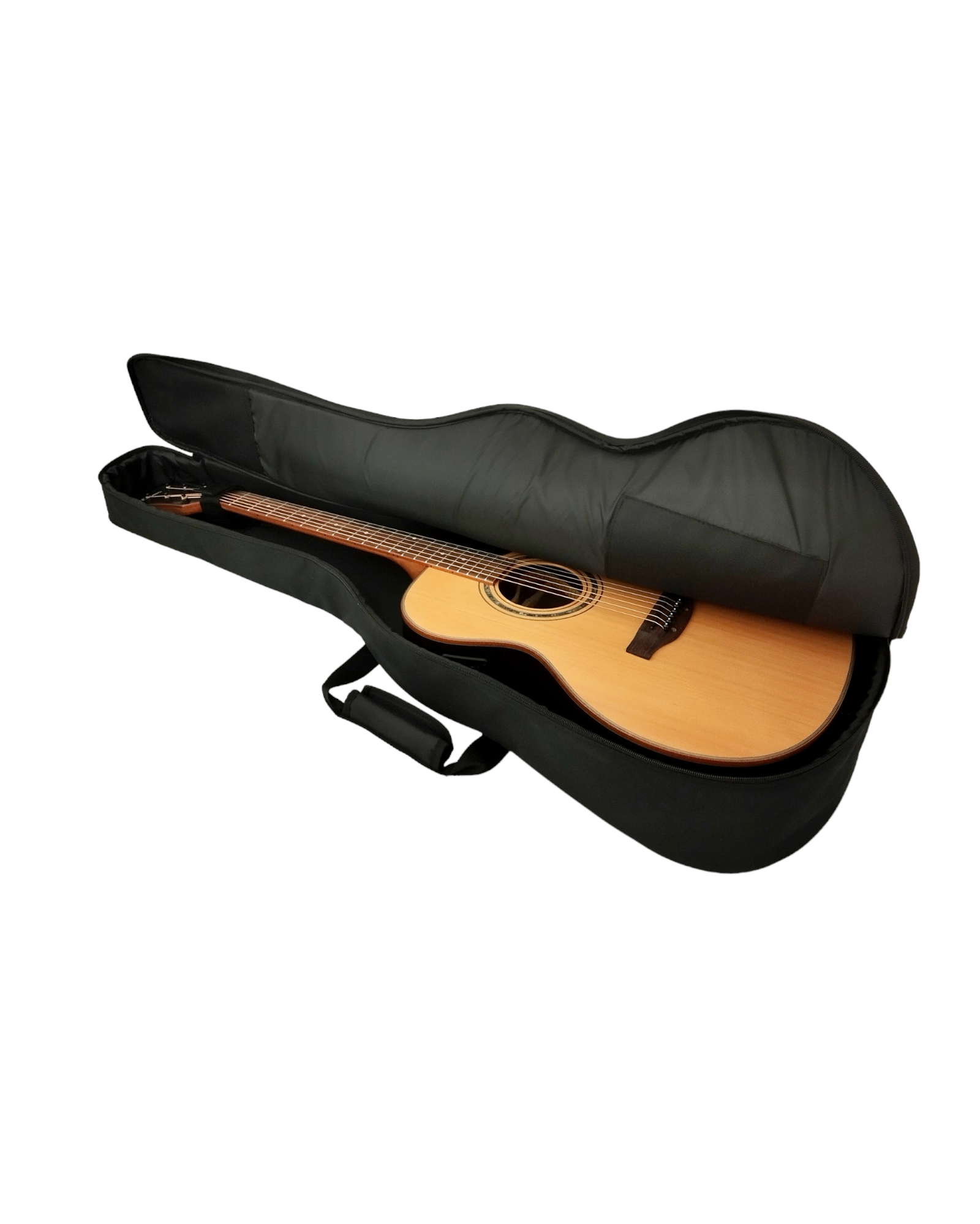 Klema K300JCCE Solid Cedar Top Indian Rosewood Body Fishman Pickup/Tuner Acoustic Guitar - Natural