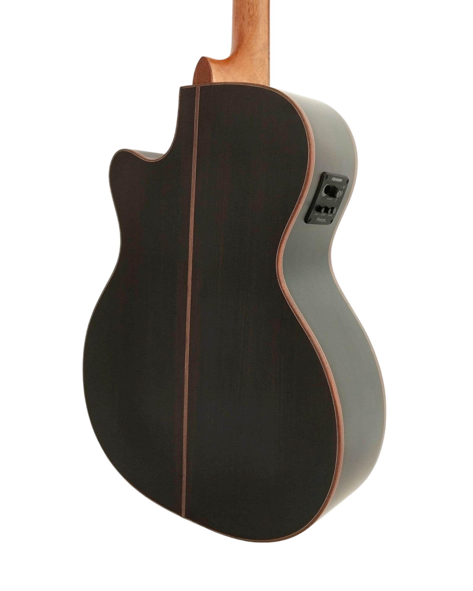 Klema K300JCCE Solid Cedar Top Indian Rosewood Body Fishman Pickup/Tuner Acoustic Guitar - Natural