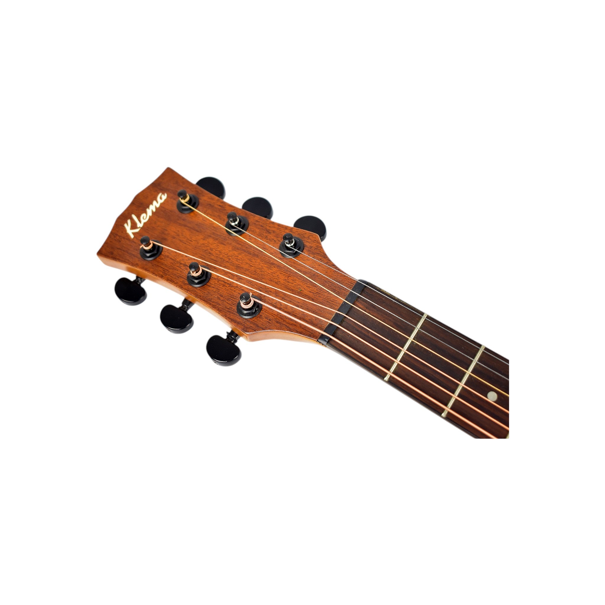 Klema K100JC Solid Canadian Cedar Top Mahogany Body Jumbo Acoustic Guitar - Natural