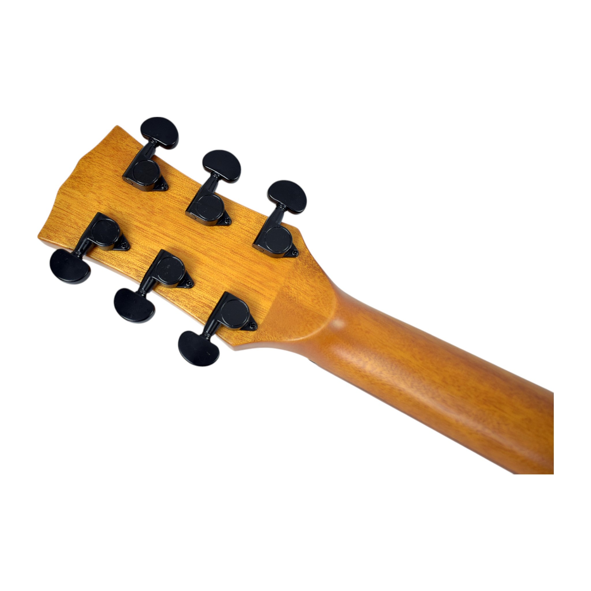 Klema K200JC Solid Canadian Cedar Top Flamed Mahogany Body Jumbo Acoustic Guitar - Natural