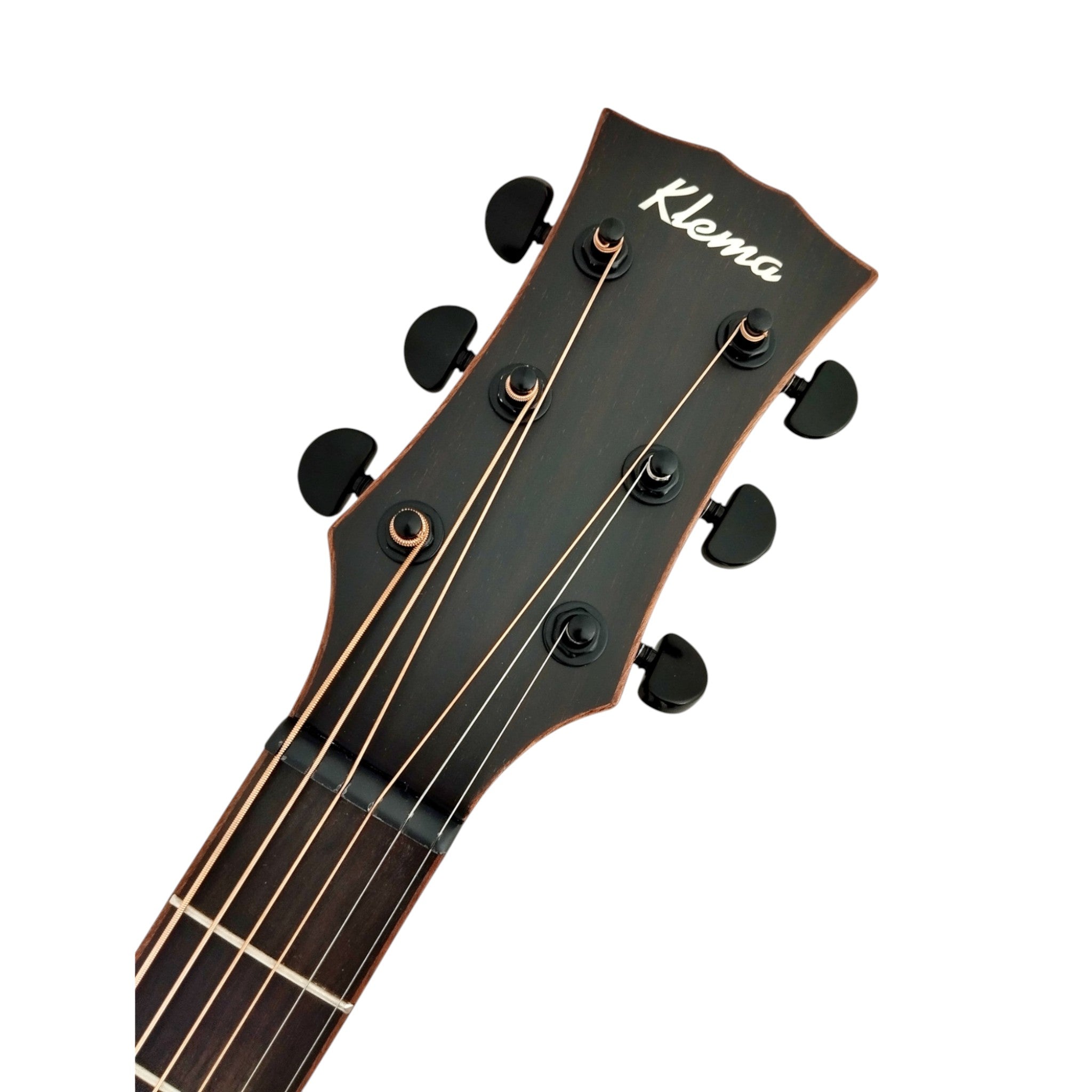 Klema K300DCCE Solid Canadian Cedar Top Indian Rosewood Body Fishman Pickup Acoustic Guitar - Natural