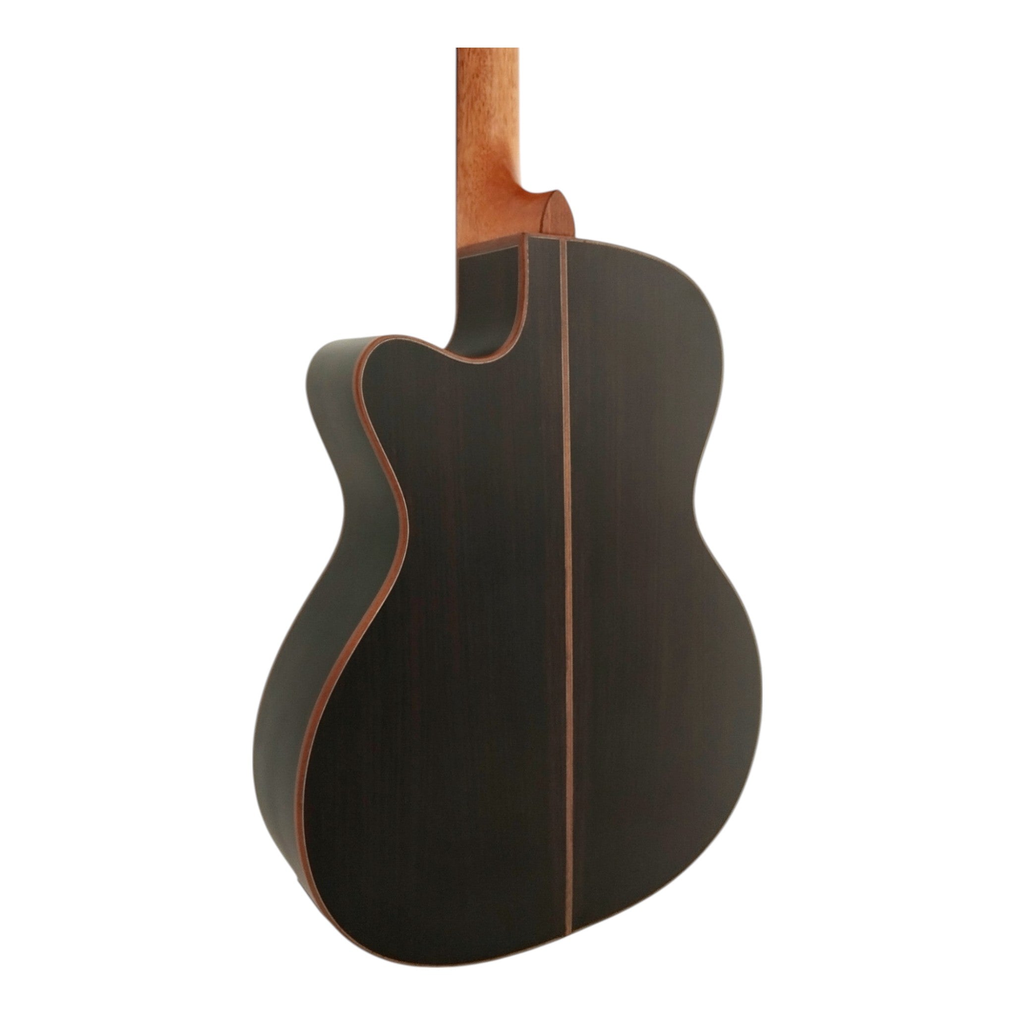 Klema K300JCCE Solid Cedar Top Indian Rosewood Body Fishman Pickup/Tuner Acoustic Guitar - Natural