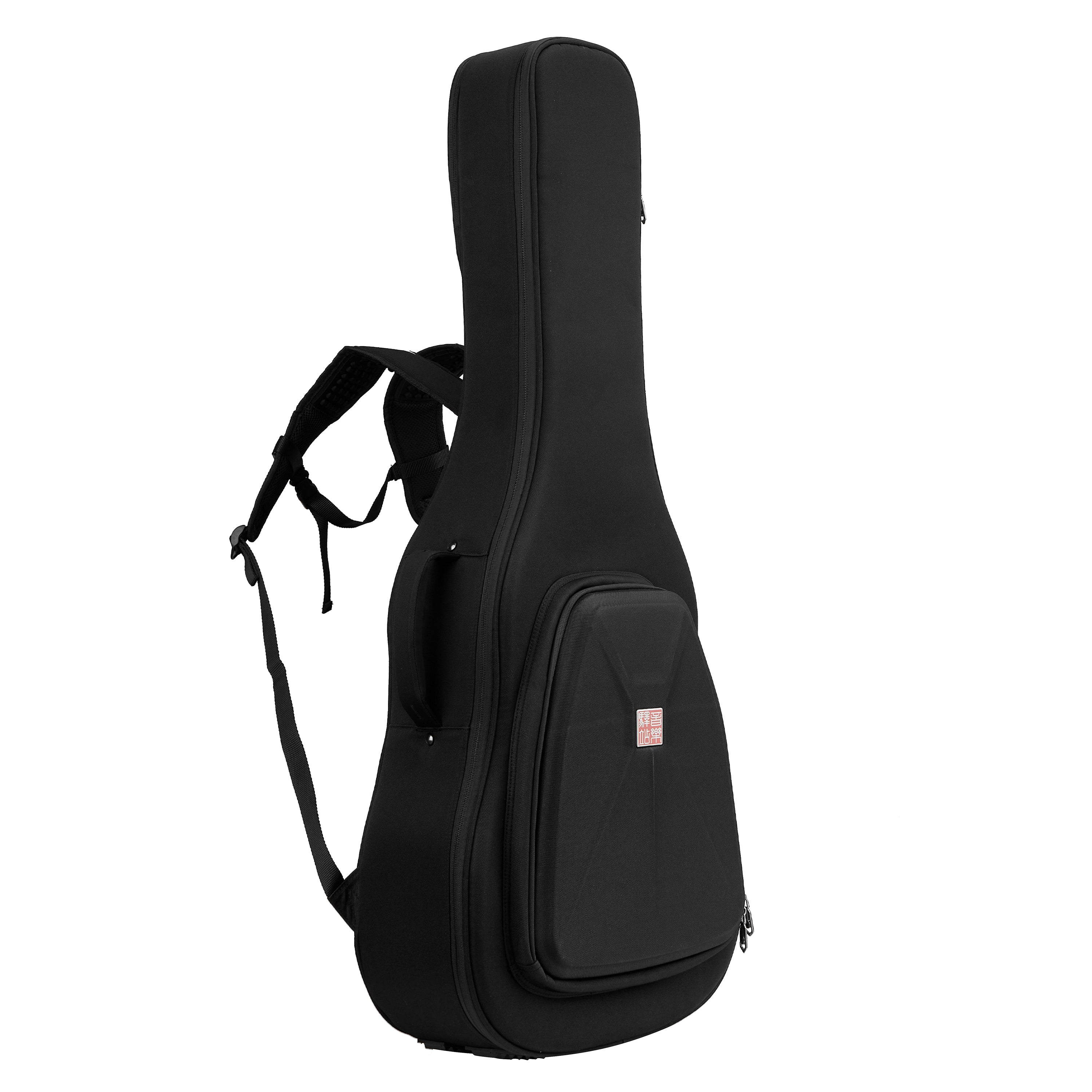 Music Area WIND20 PRO 30mm Padded Weather-Proof Acoustic Guitar Gig Bag w/ ABS Hard Shell Reinforcements - WIND20PRODABLK