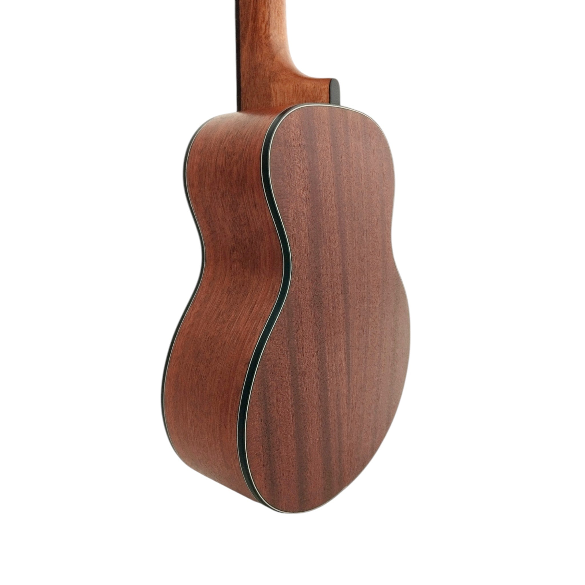 Leaf Series C100 All-Mahogany Concert Ukulele, Satin + 10mm Padded Gig Bag in Pink + Stand