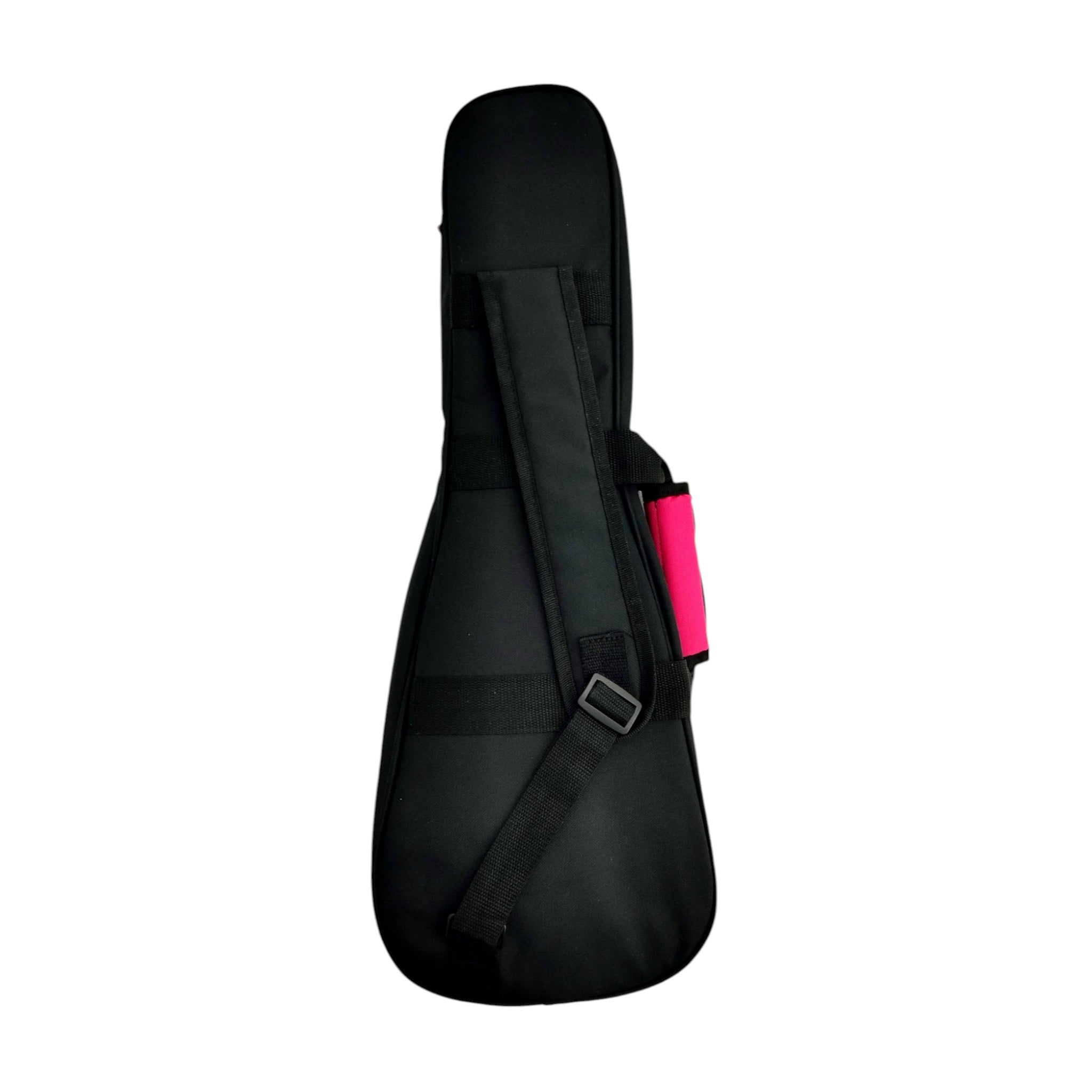 Leaf Series C100 All-Mahogany Concert Ukulele, Satin + 10mm Padded Gig Bag in Pink + Stand