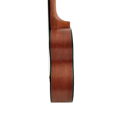 Leaf Series C100 All-Mahogany Concert Ukulele, Satin + 10mm Padded Gig Bag in Pink + Stand