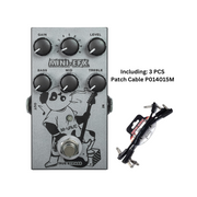 M-VAVE Electric Effects Pedals Heavy Metal Electric Guitar Overload Distortion Effector with Bonus Patch Cables - MINIEFXP014015M