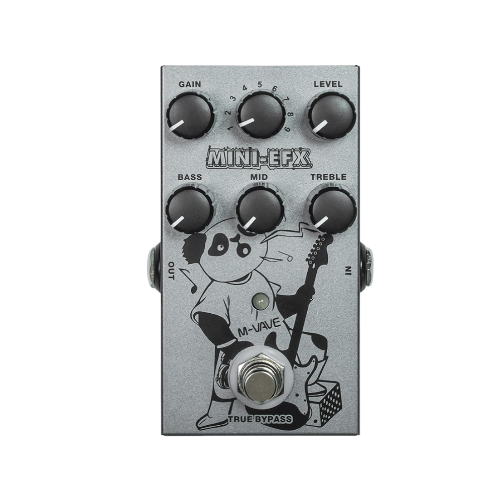M-VAVE Electric Effects Pedals Heavy Metal Electric Guitar Overload Distortion Effector with Bonus Patch Cables - MINIEFXP014015M