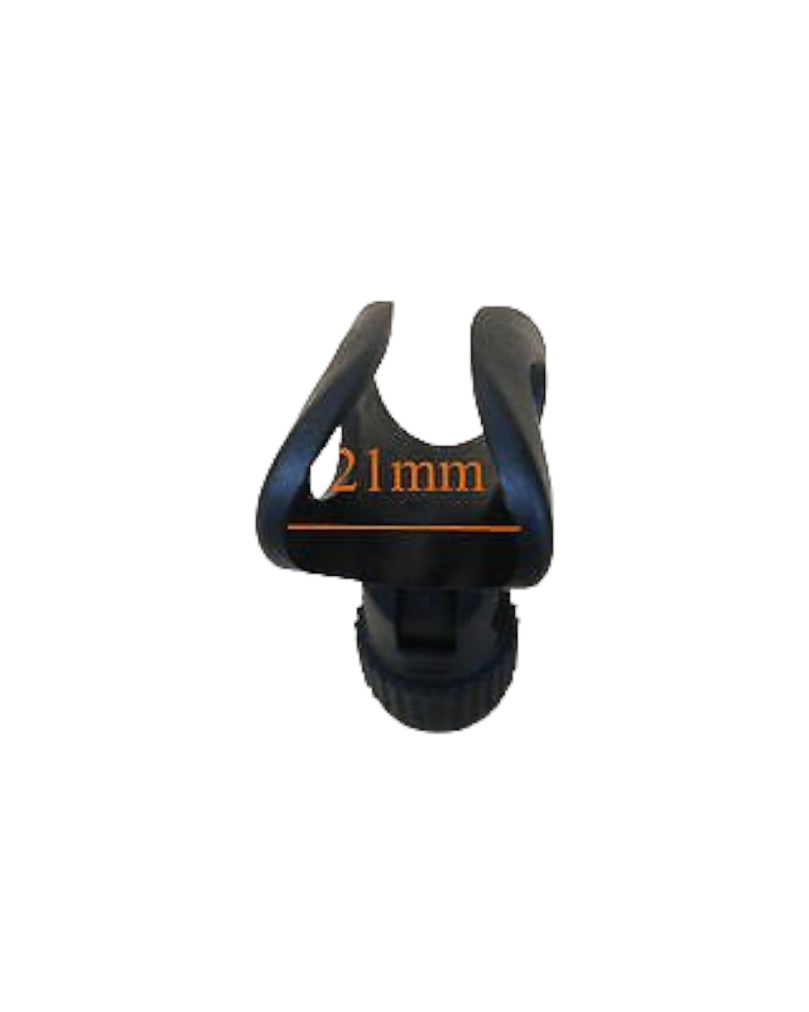 Haze MS045 Flexible PVC, Screw Mount Microphone Clamp Clip, 5/8” Thread